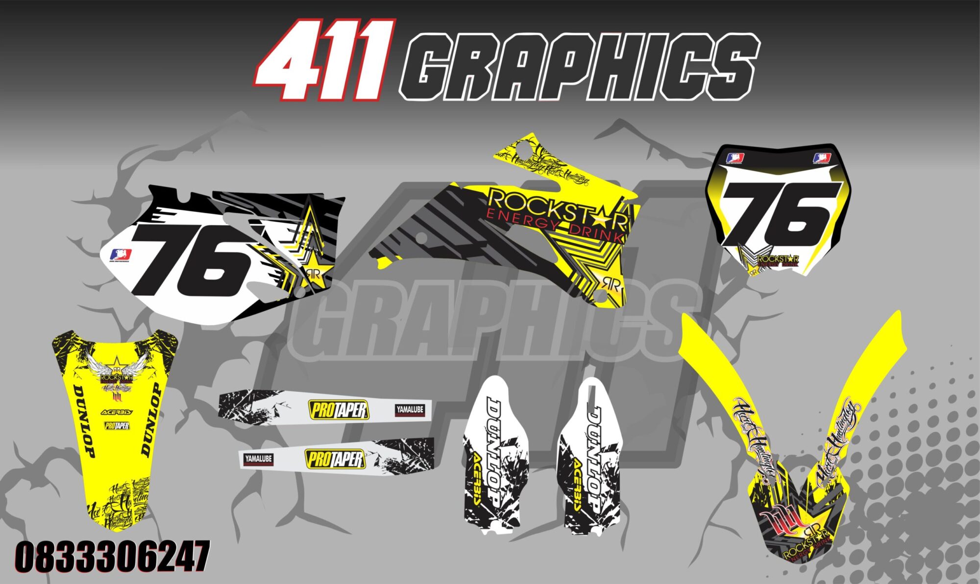 RM-RMZ 13 STICKER KIT