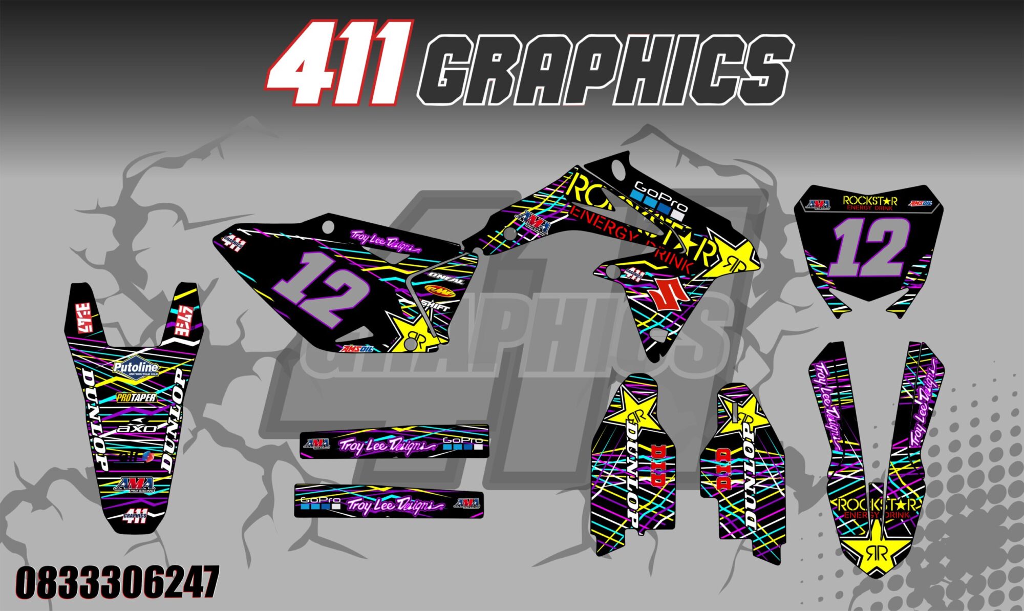 RM-RMZ 17 STICKER KIT