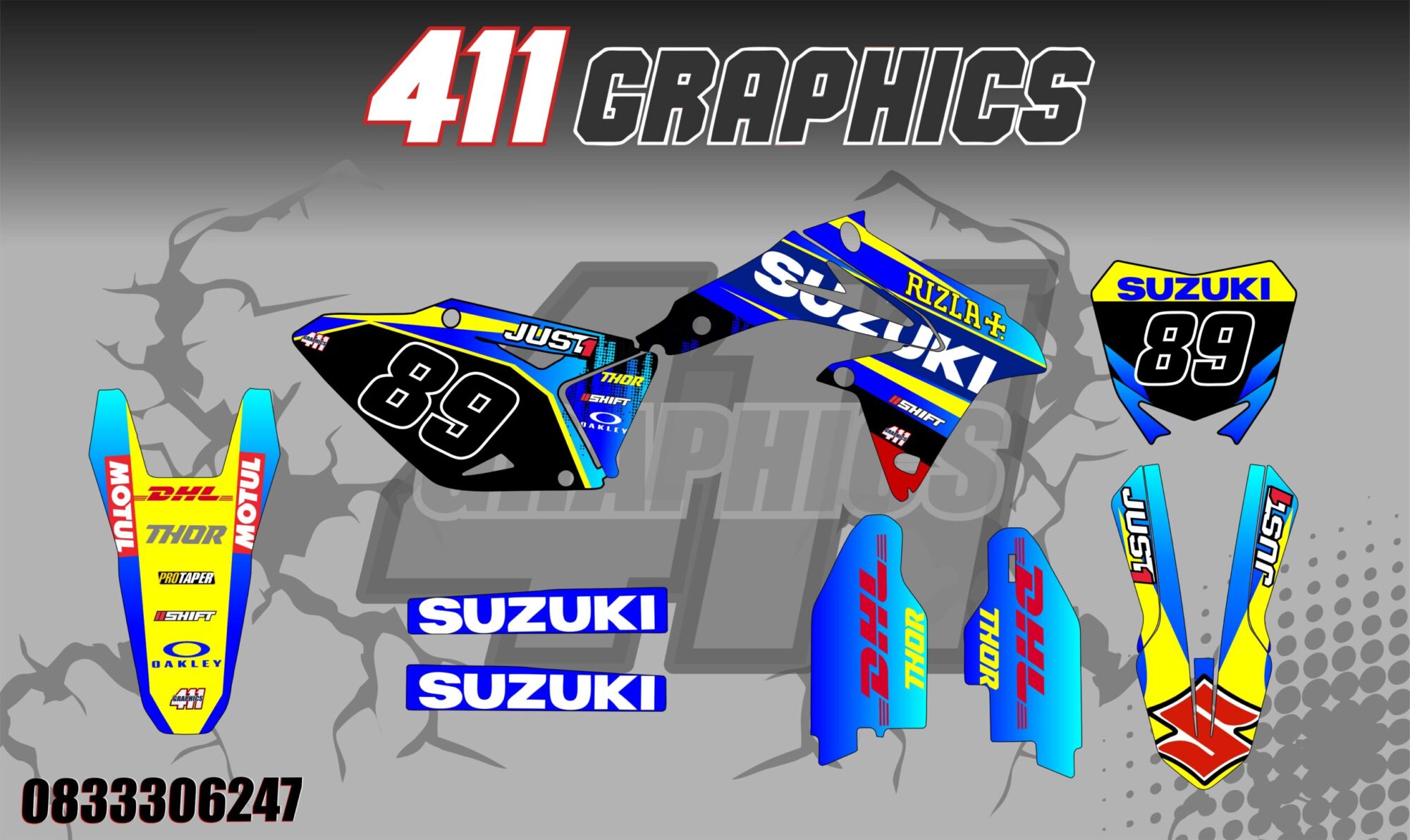 RM-RMZ 18 STICKER KIT