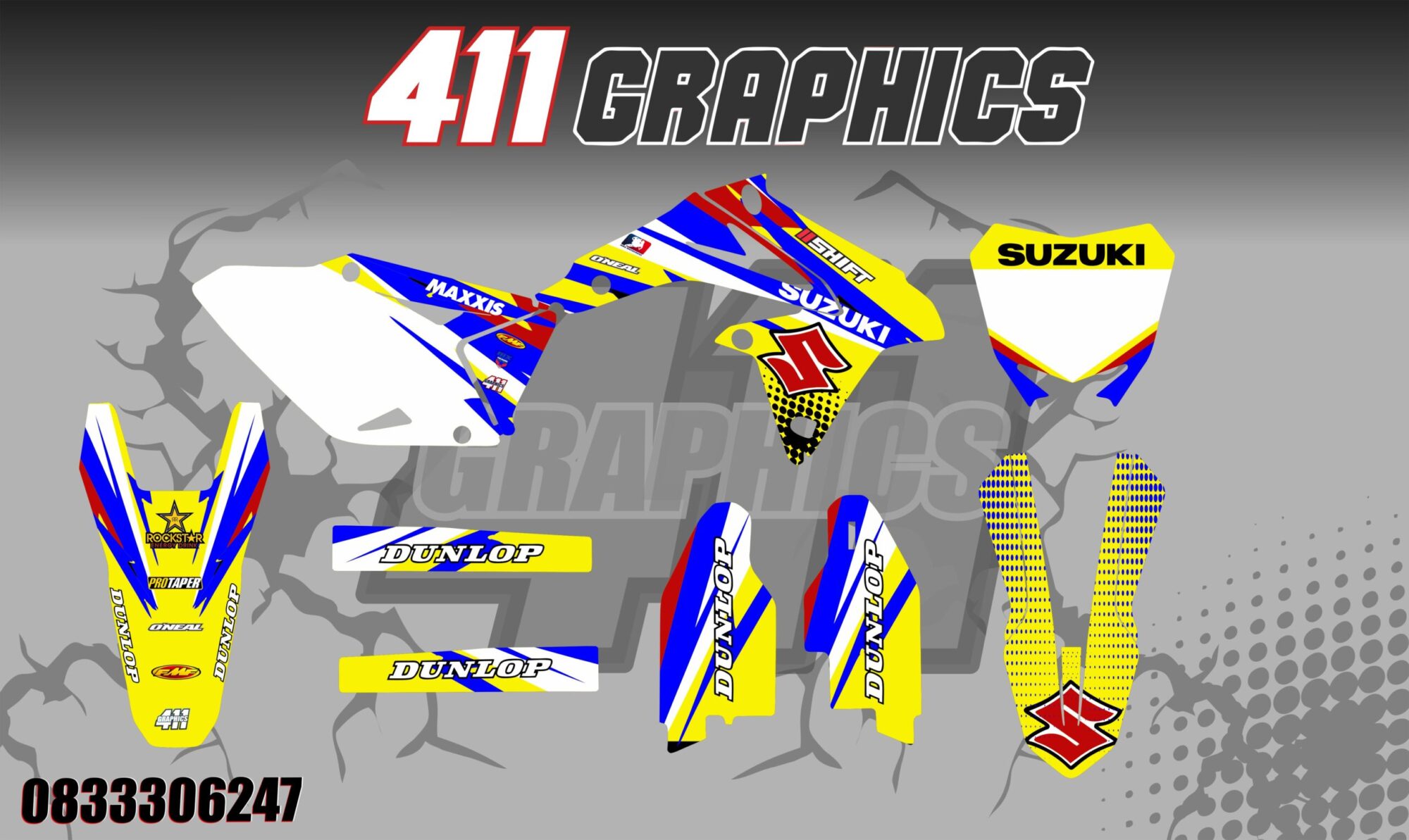 RM-RMZ 2 STICKER KIT