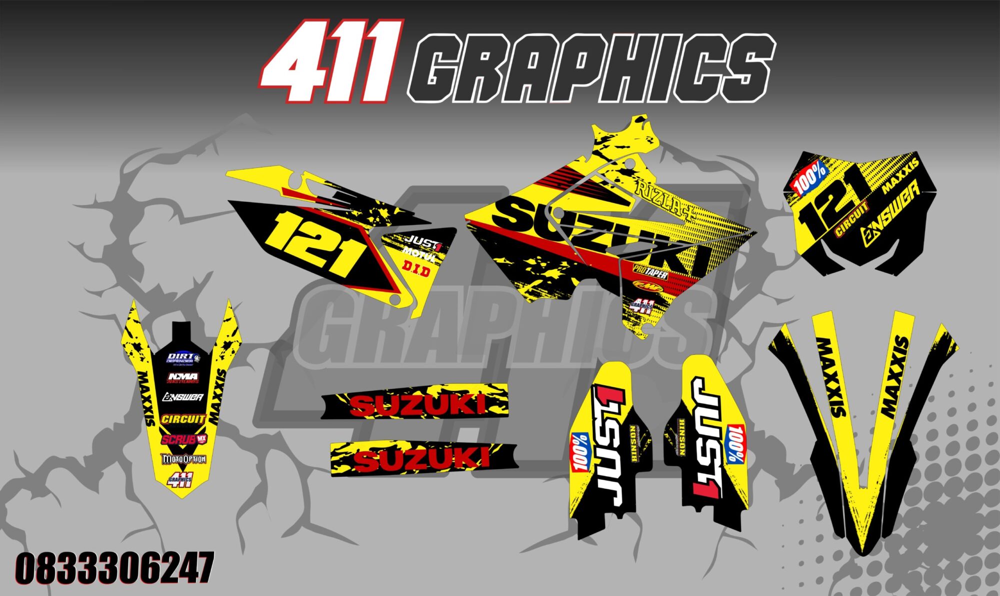 RM-RMZ 21 STICKER KIT