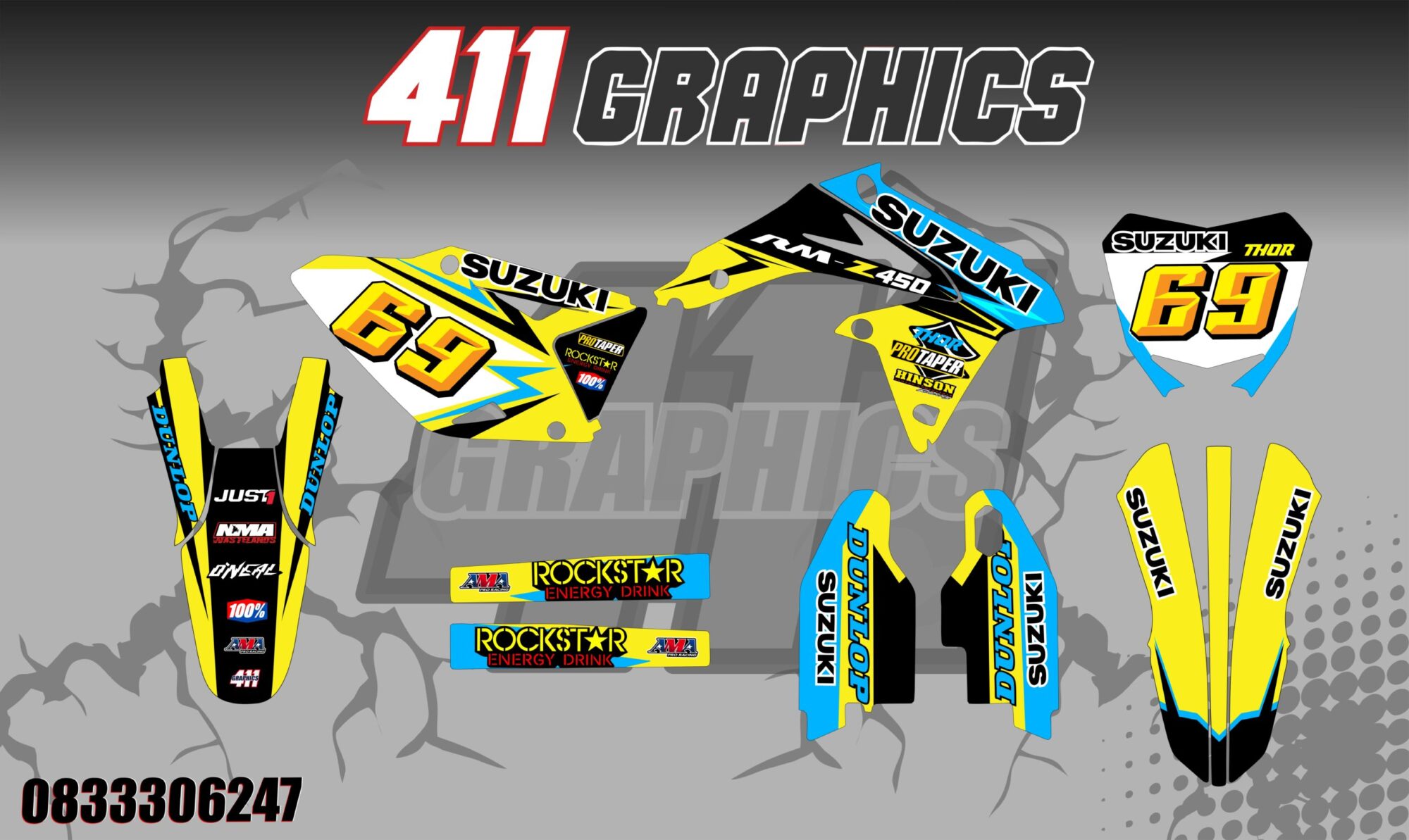 RM-RMZ 24 STICKER KIT