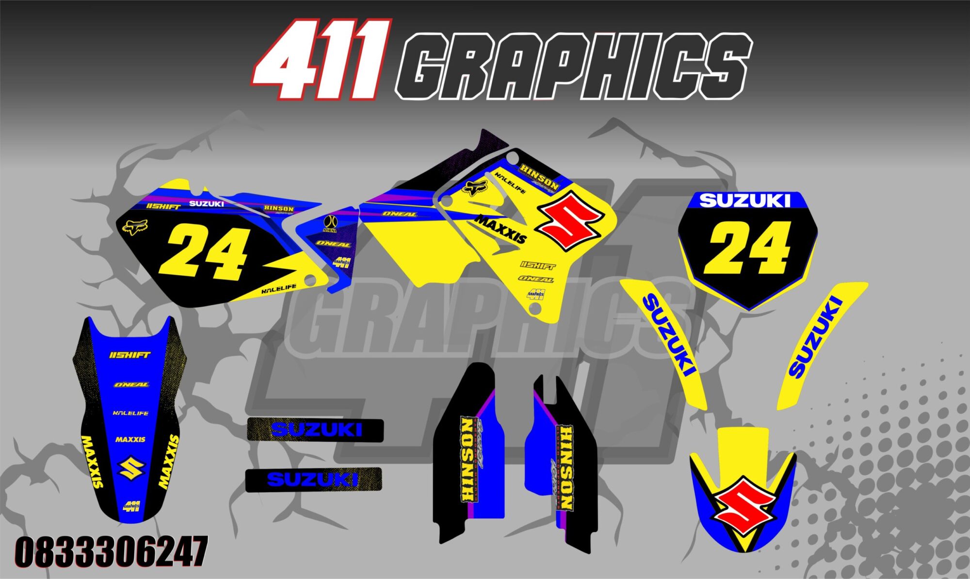 RM-RMZ 5 STICKER KIT