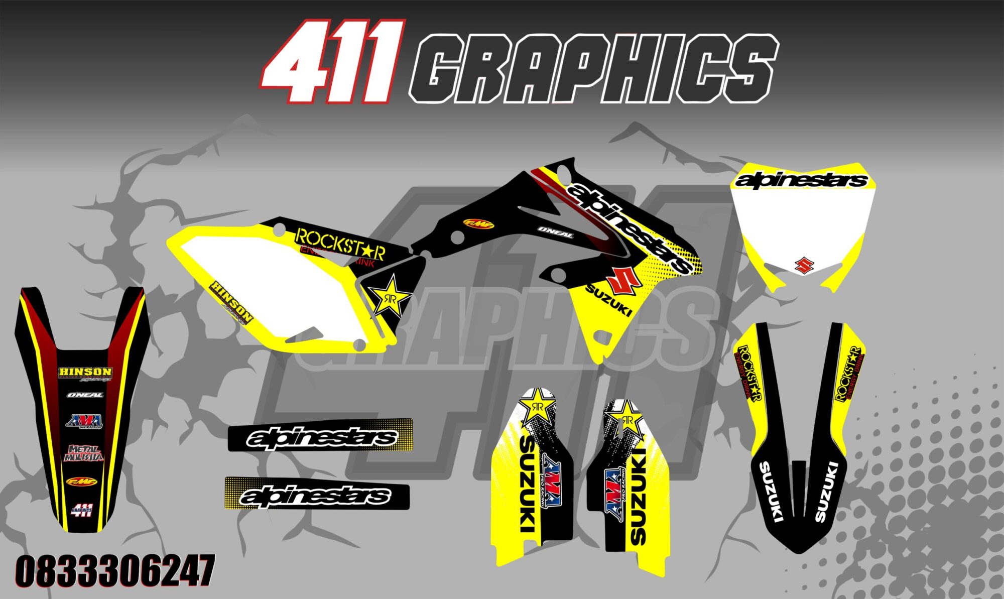 RM-RMZ 7 STICKER KIT