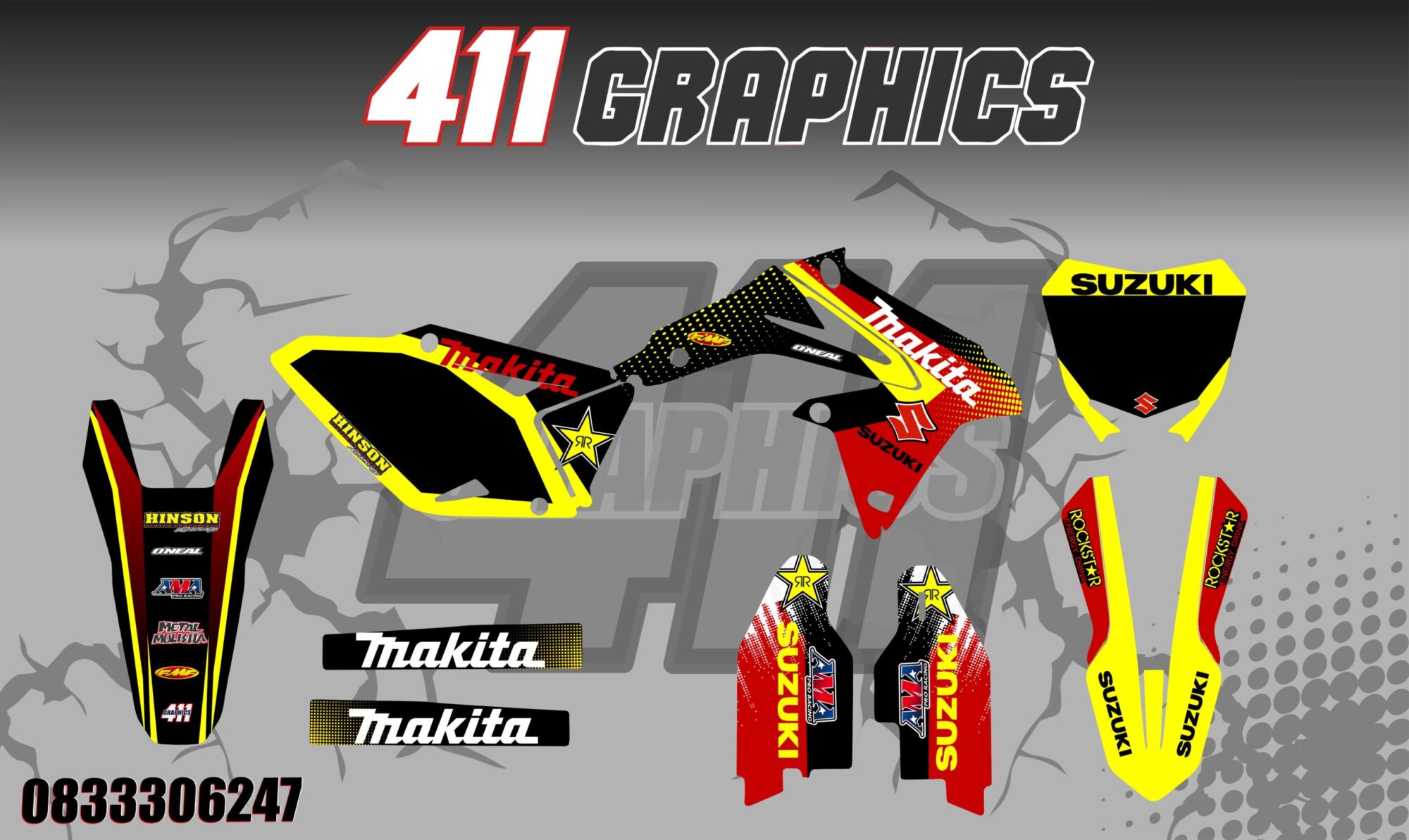 RM-RMZ 9 STICKER KIT