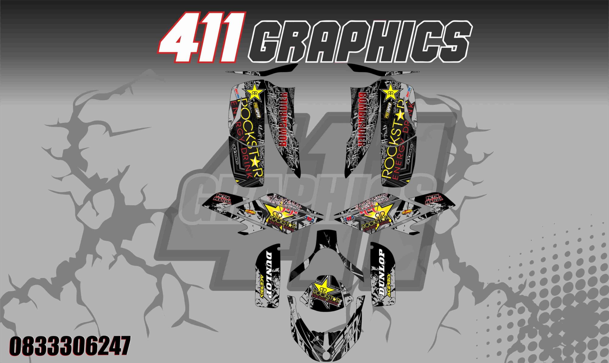 DS650 STICKER KIT 14
