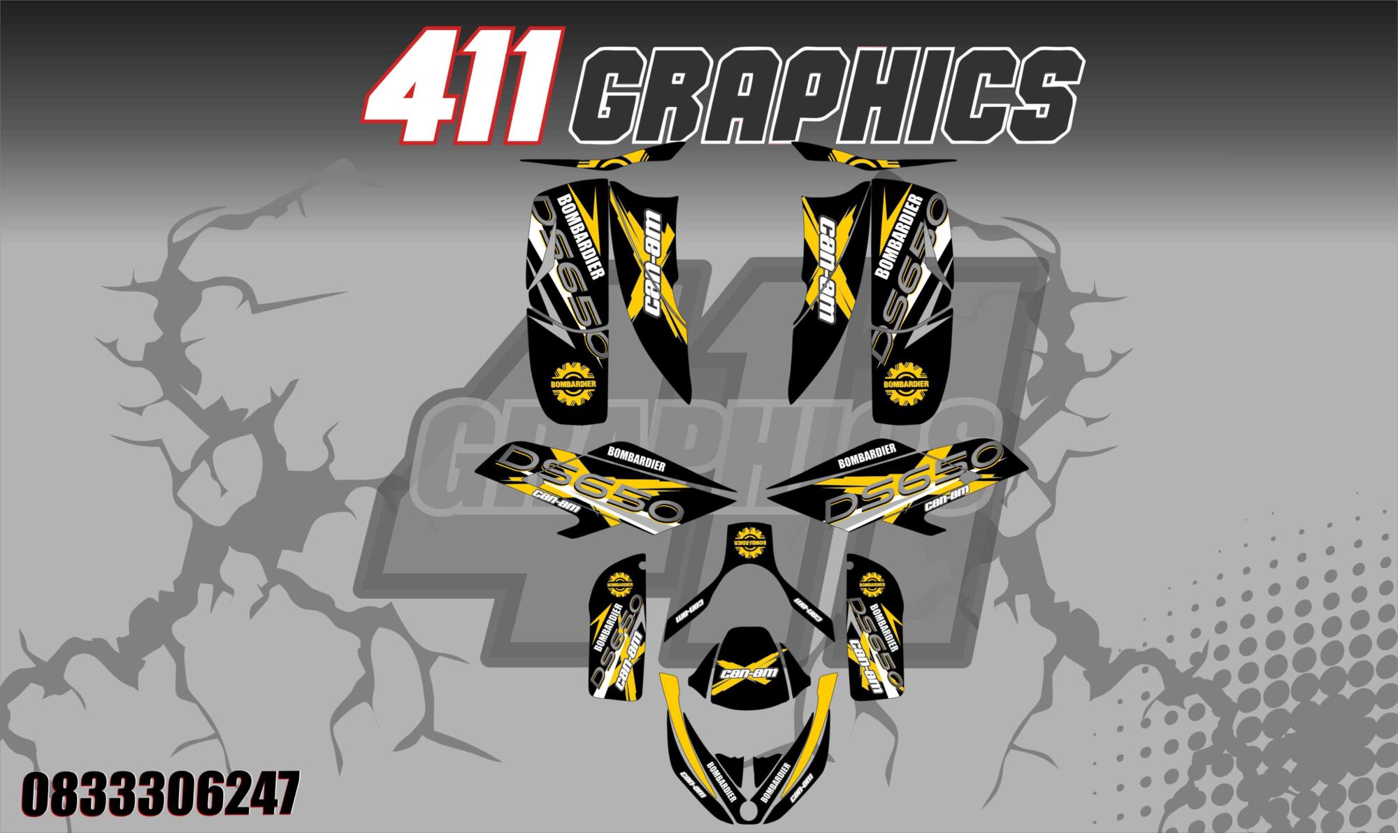 DS650 STICKER KIT 20