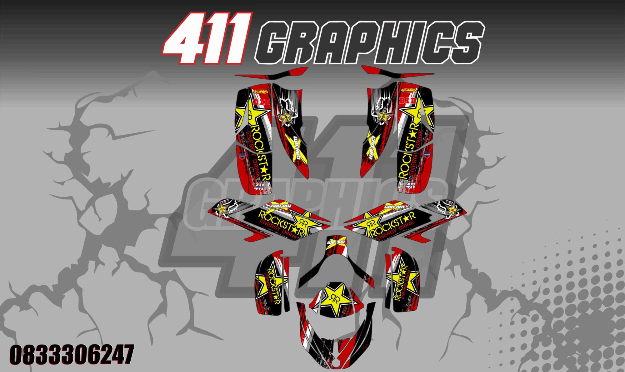 DS650 STICKER KIT 24