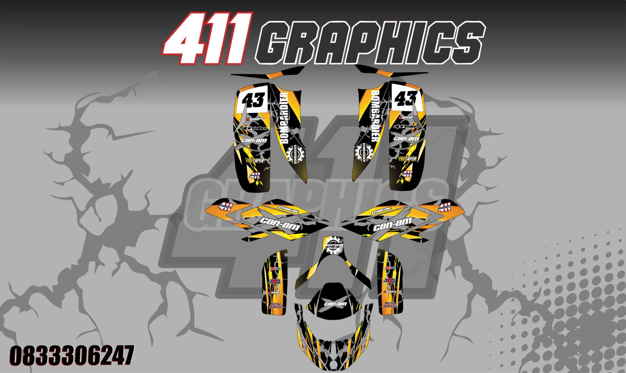 DS650 STICKER KIT 6