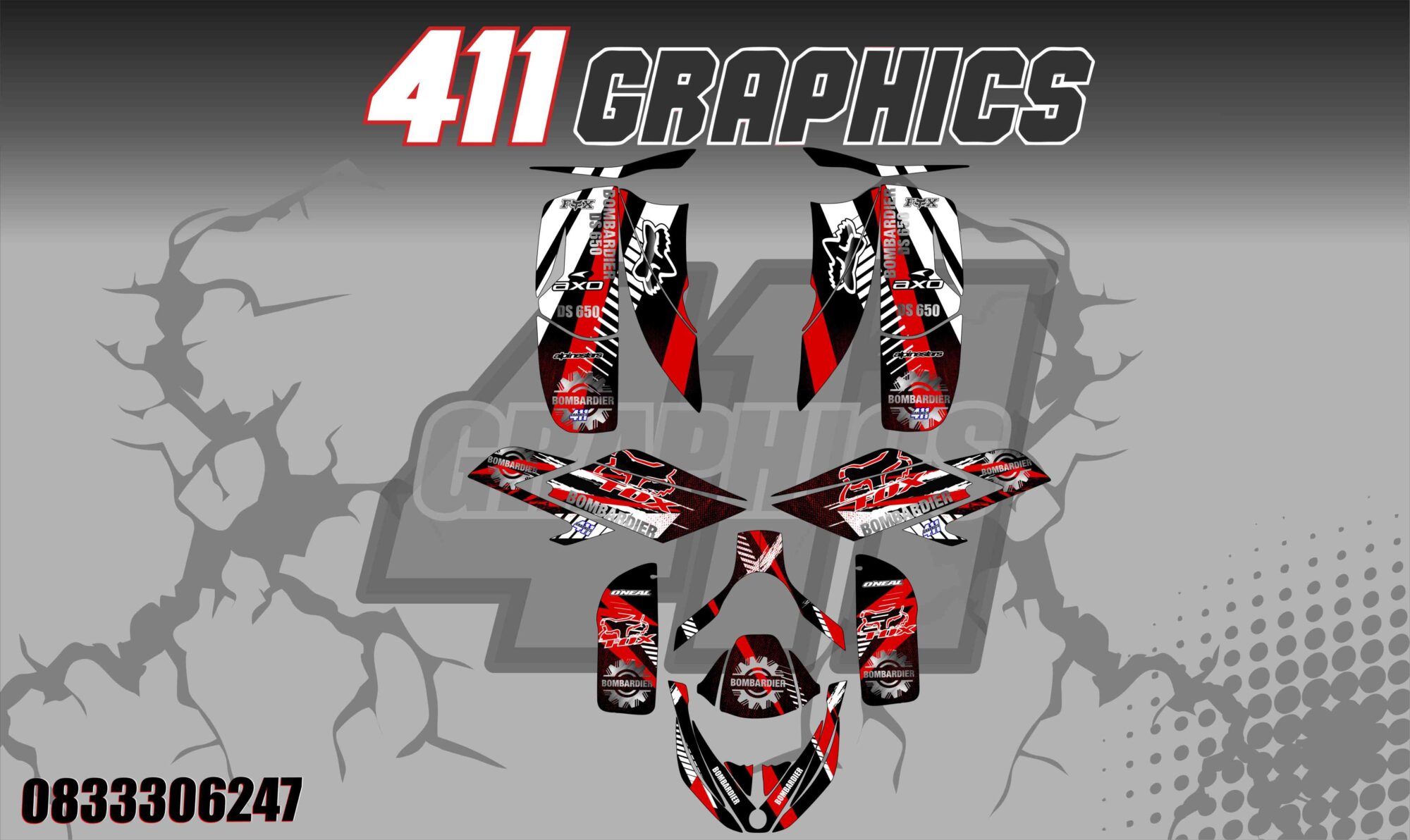 DS650 STICKER KIT 8