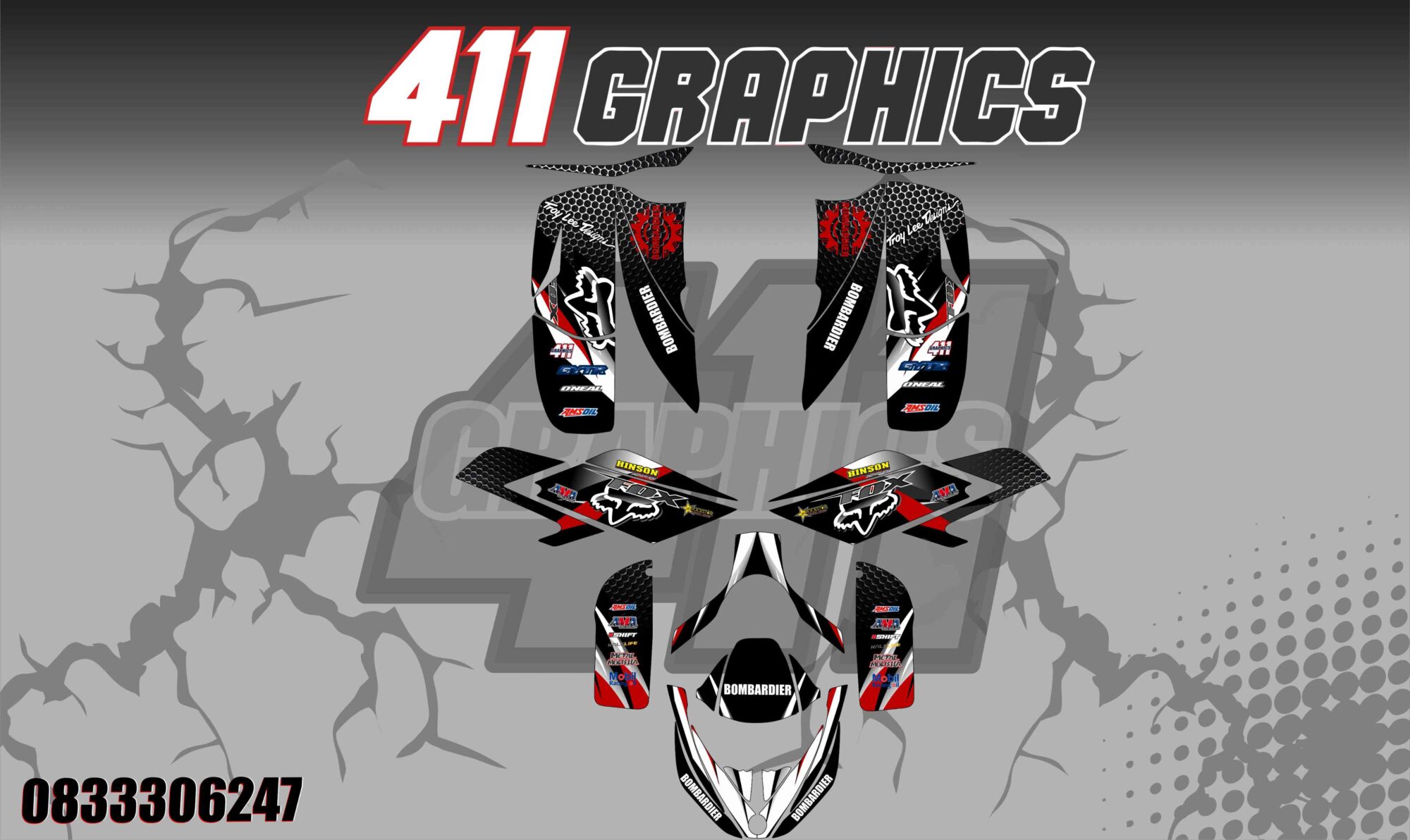 DS650 STICKER KIT 9