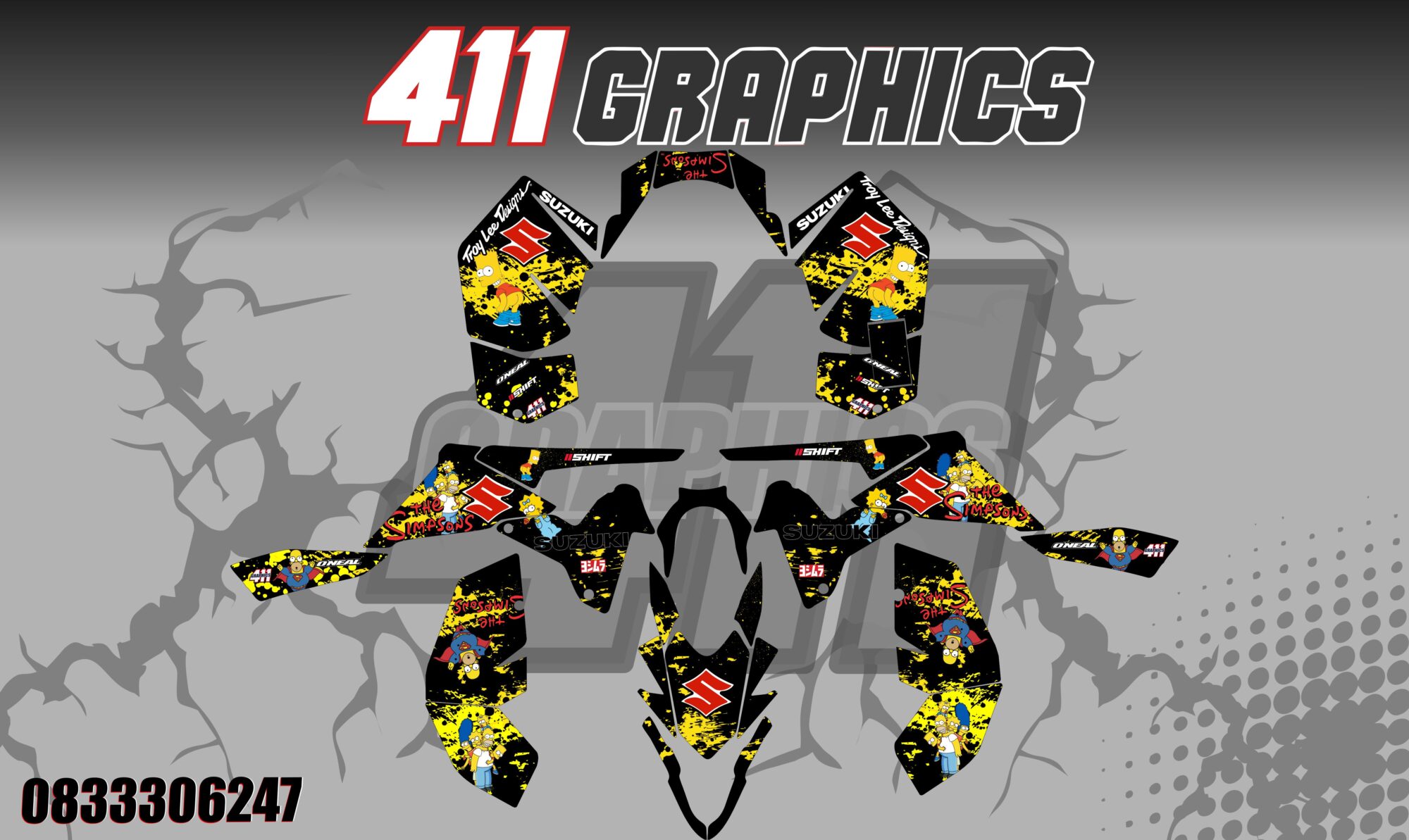 LTR450 STICKER KIT 12