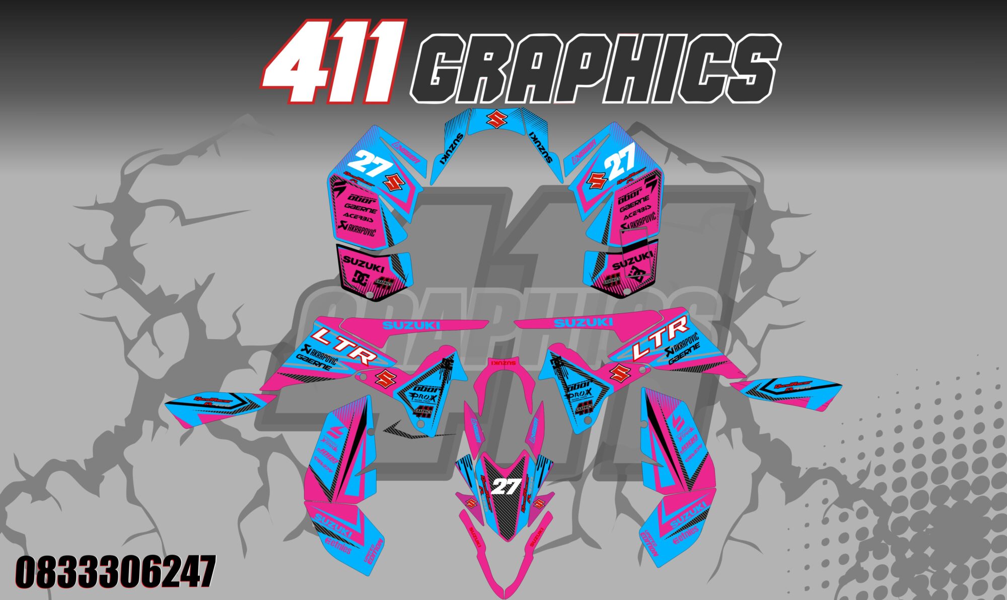 LTR450 STICKER KIT 15