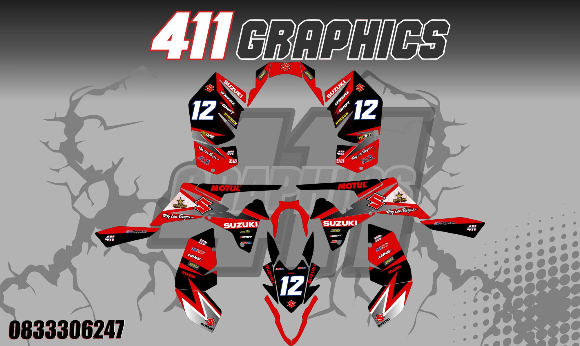 LTR450 STICKER KIT 3