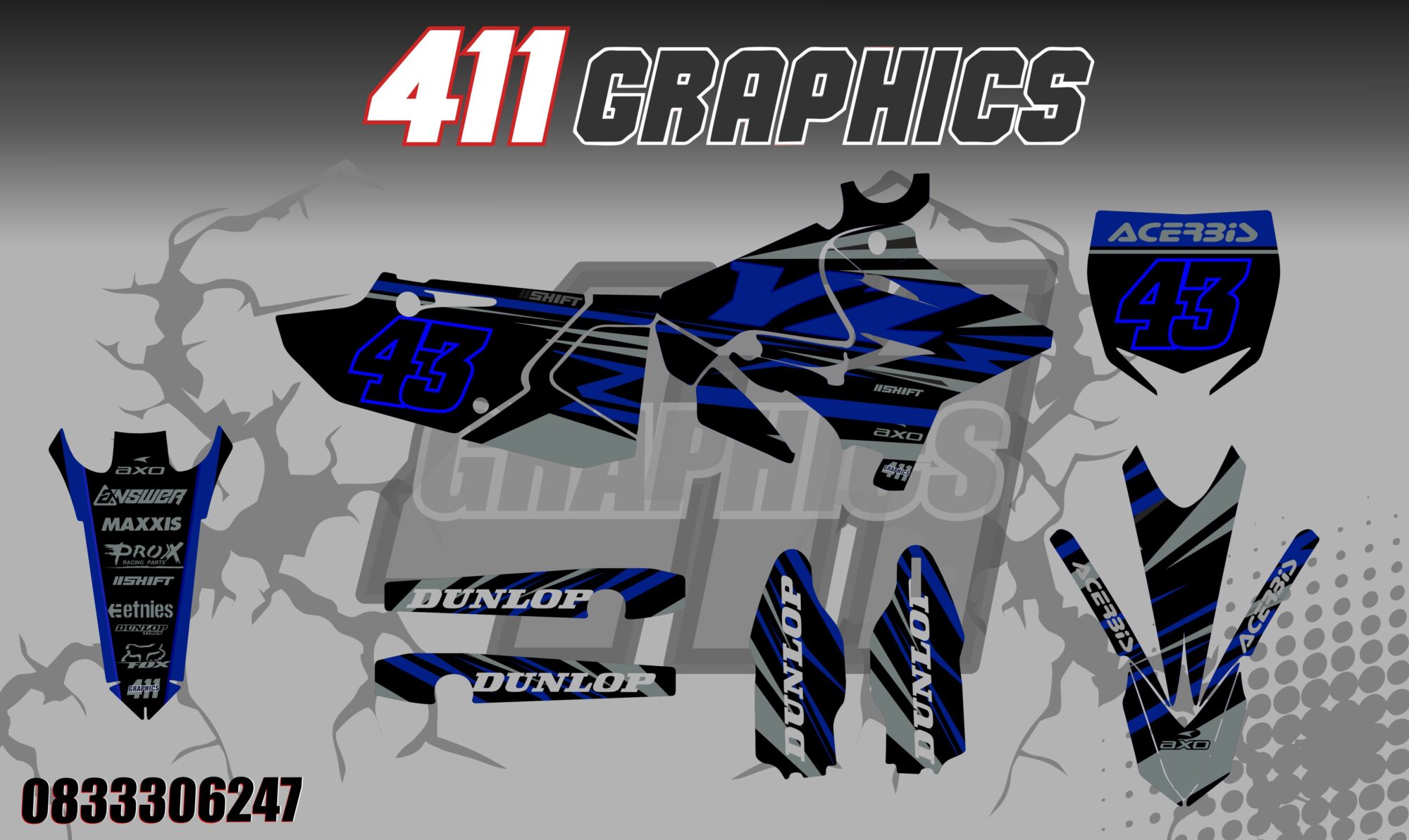 YZ-YZF 1 STICKER KIT