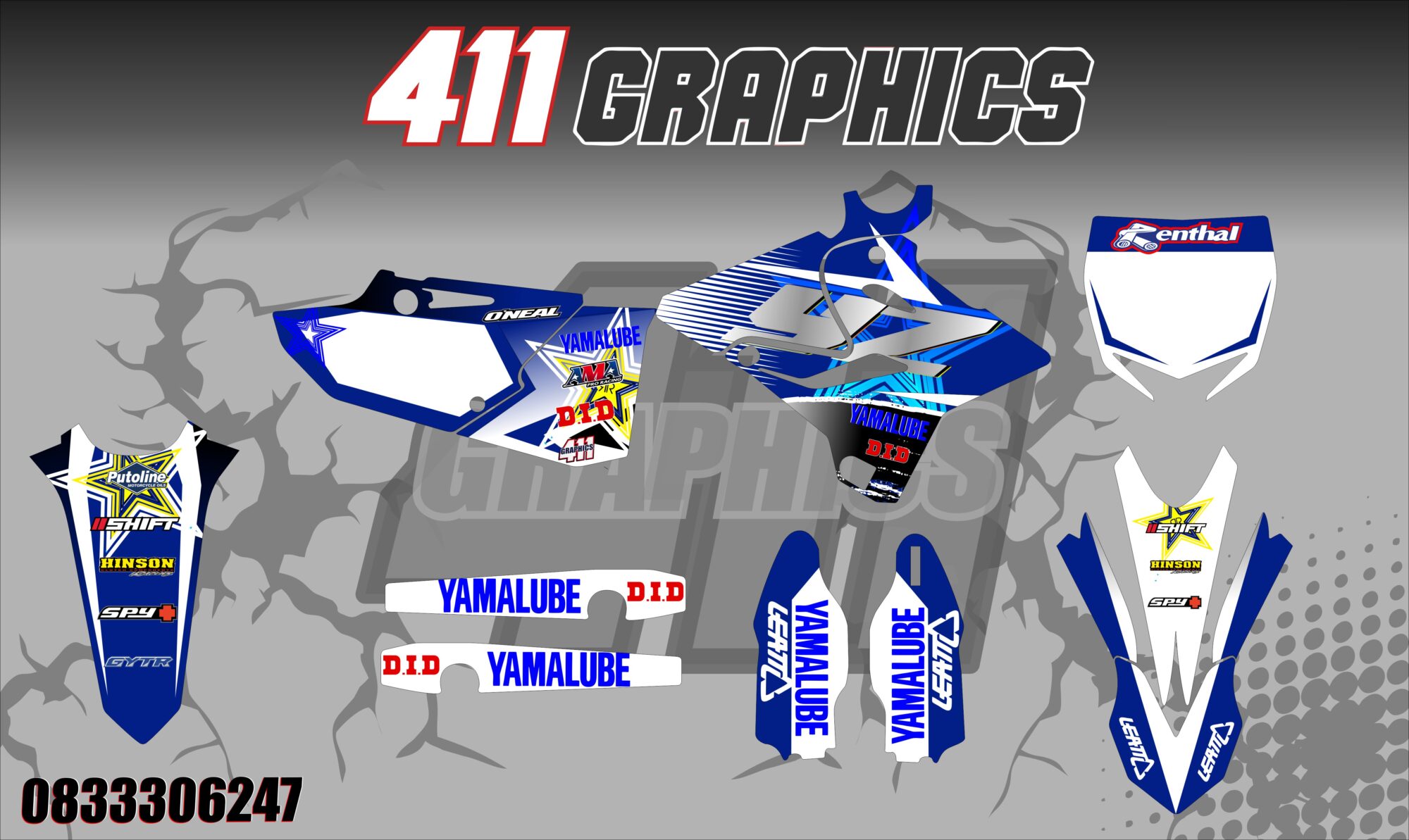 YZ-YZF 13 STICKER KIT