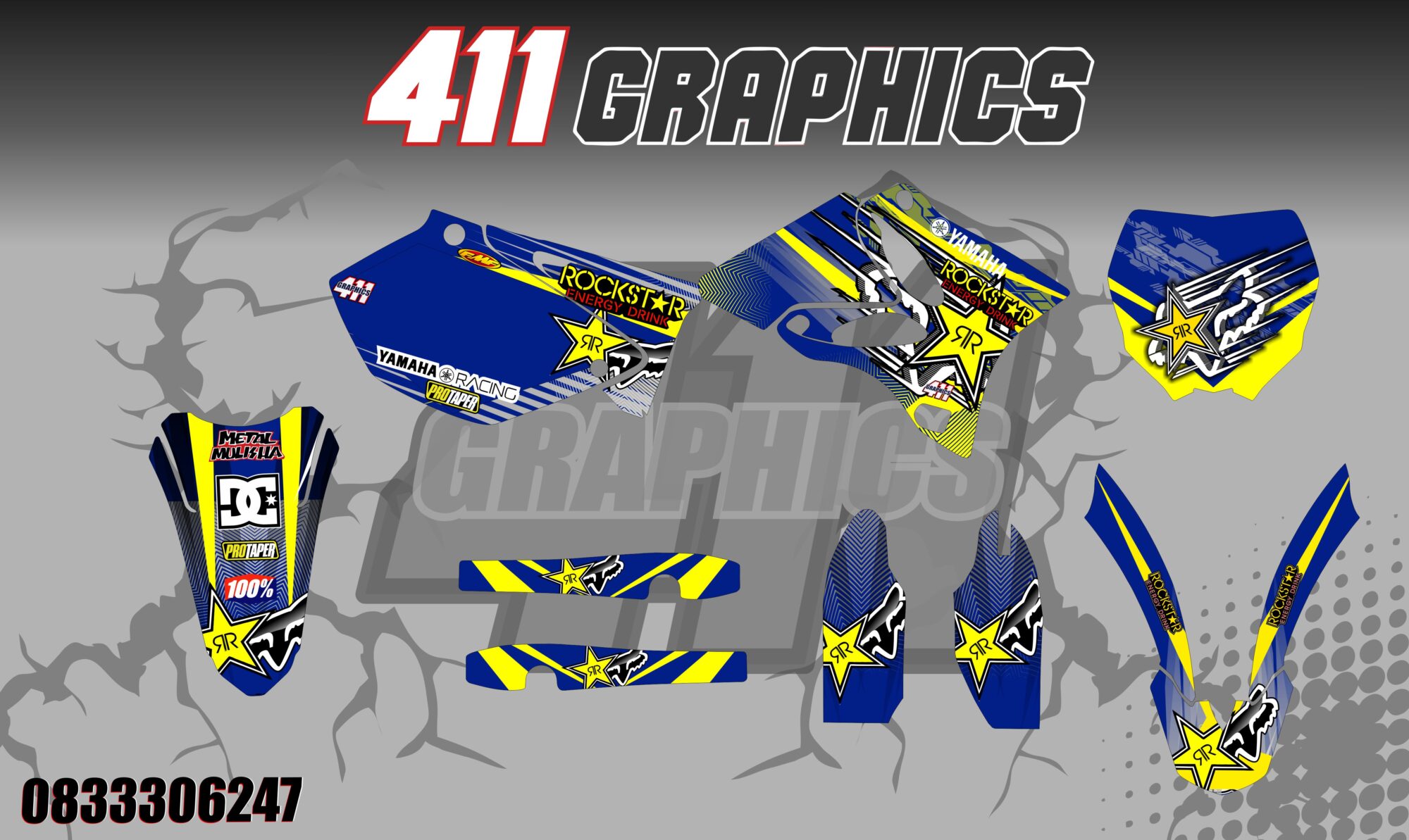 YZ-YZF 16 STICKER KIT