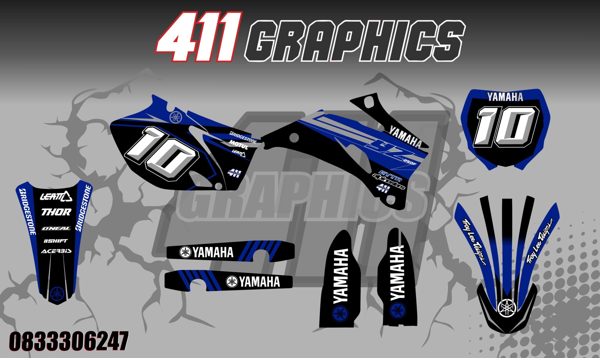 YZ-YZF 19 STICKER KIT