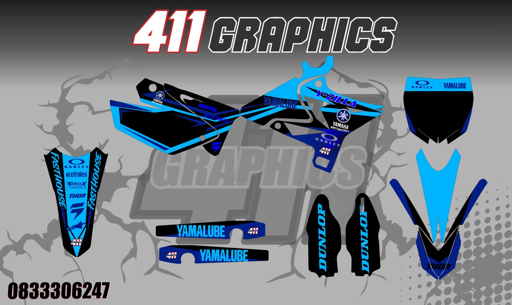YZ-YZF 21 STICKER KIT