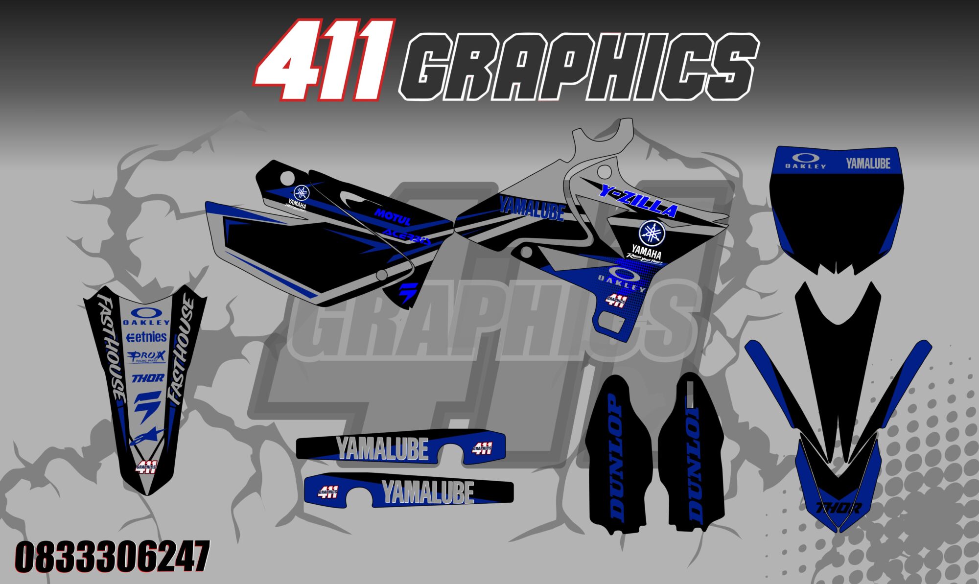 YZ-YZF 22 STICKER KIT