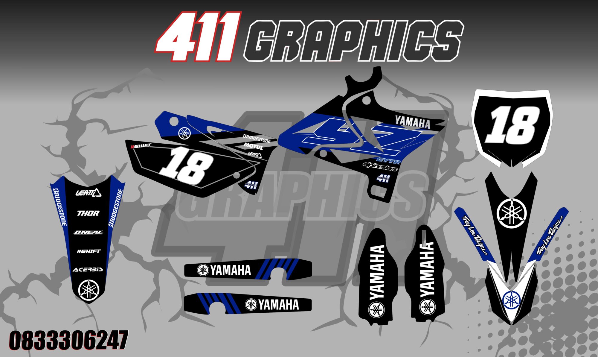YZ-YZF 23 STICKER KIT