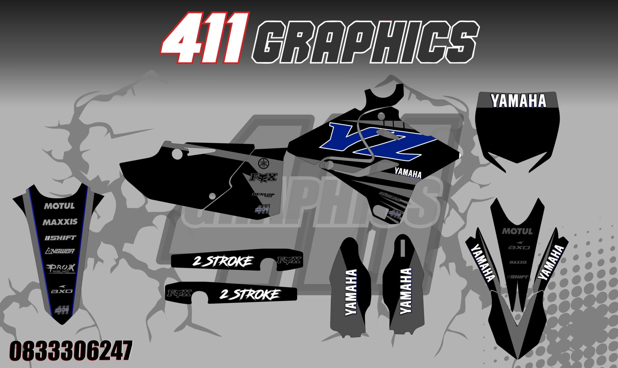 YZ-YZF 3 STICKER KIT