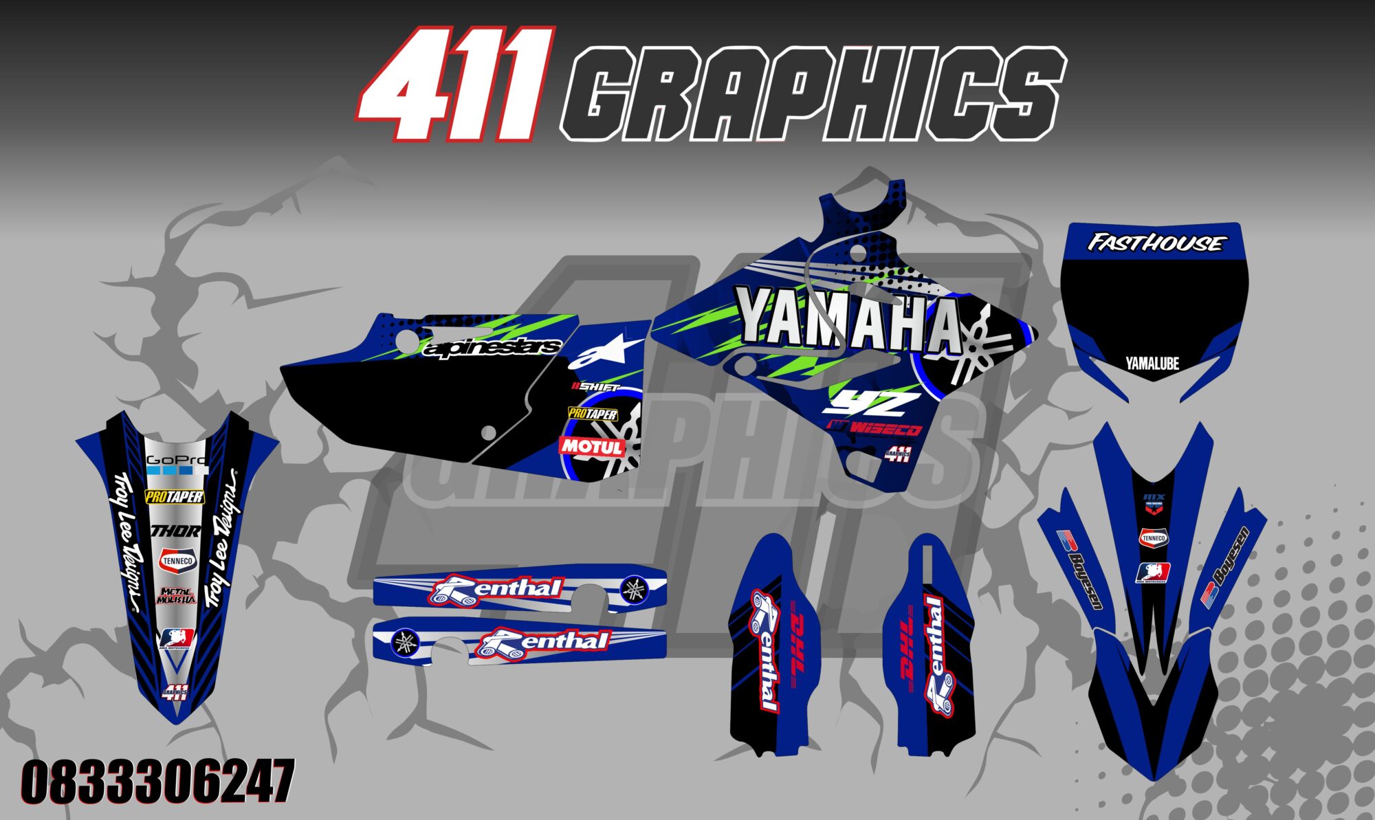 YZ-YZF 5 STICKER KIT
