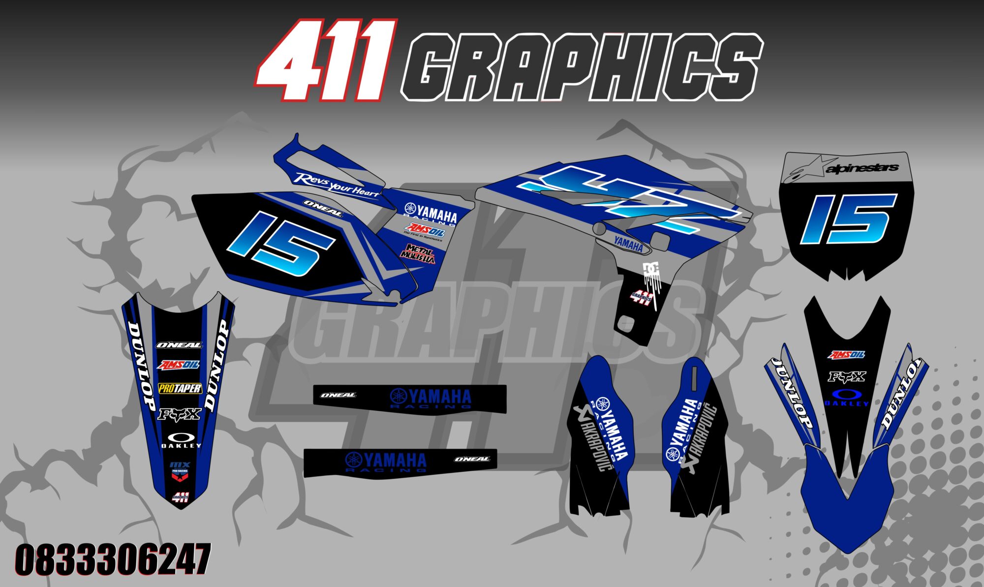 YZ-YZF 56 STICKER KIT