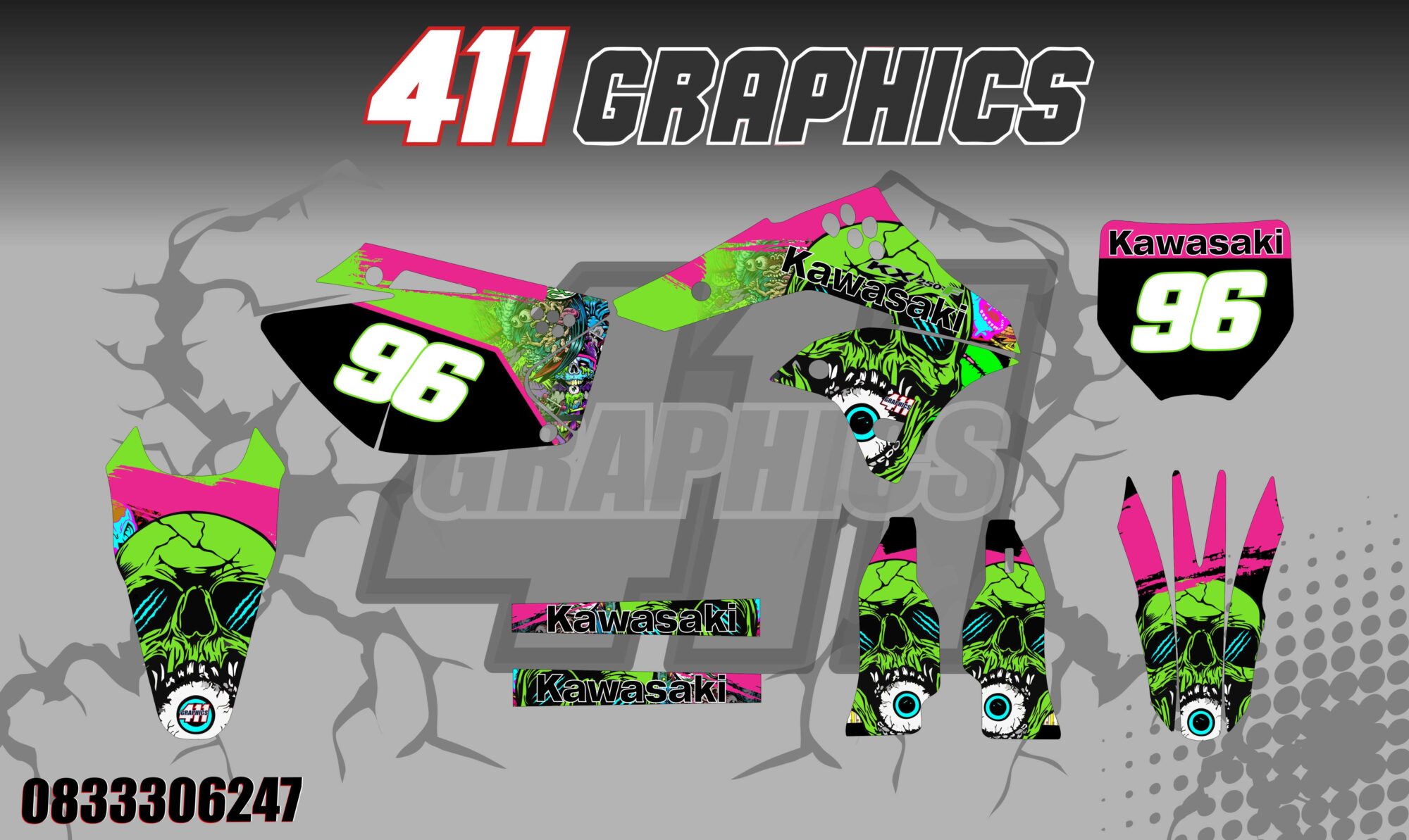 KX-KXF STICKER KIT 6