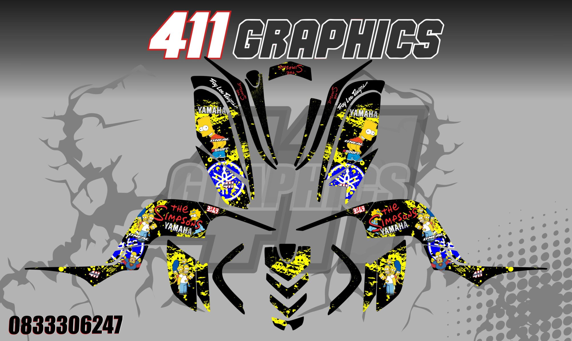 RAPTOR 660 STICKER KIT 1