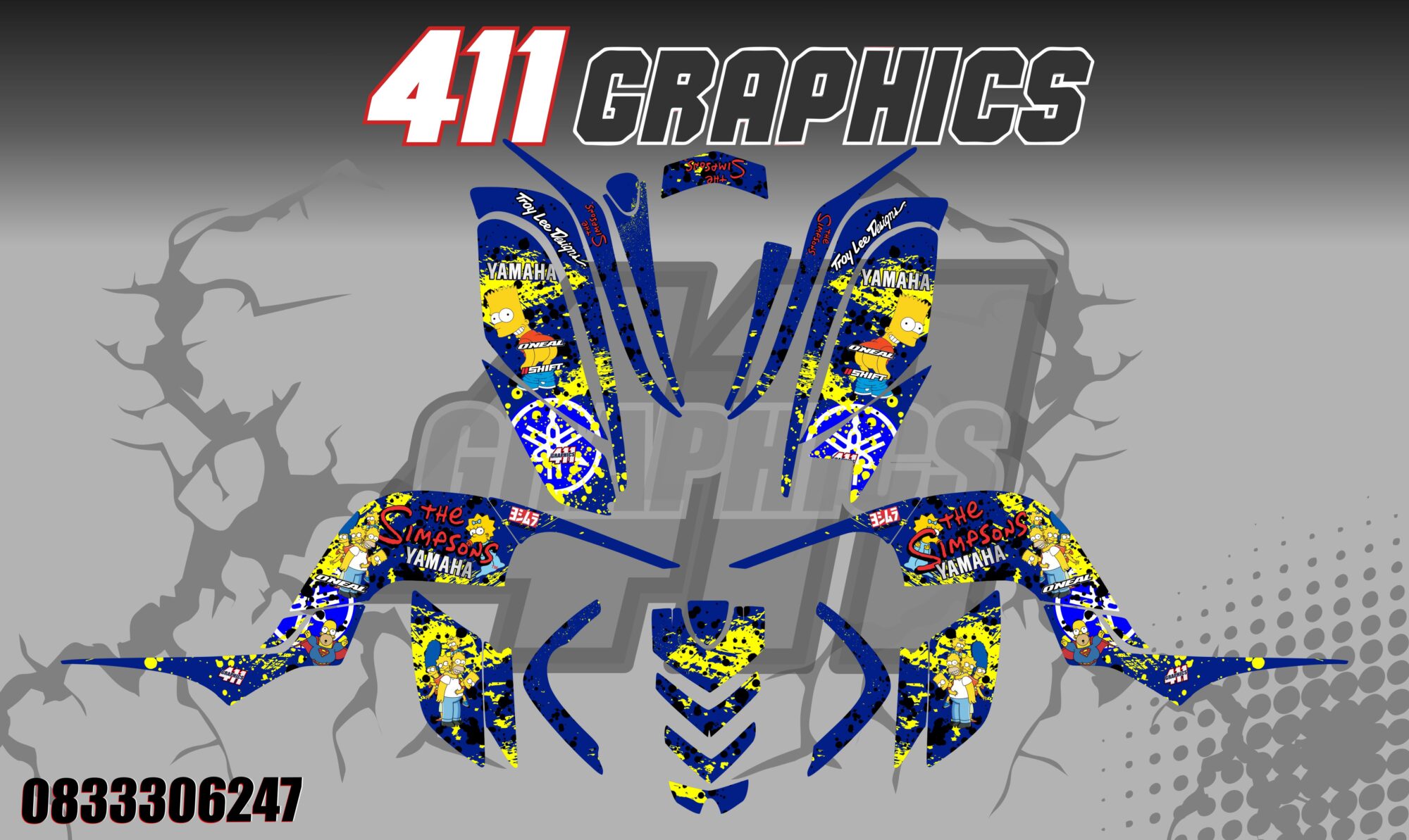 RAPTOR 660 STICKER KIT 2