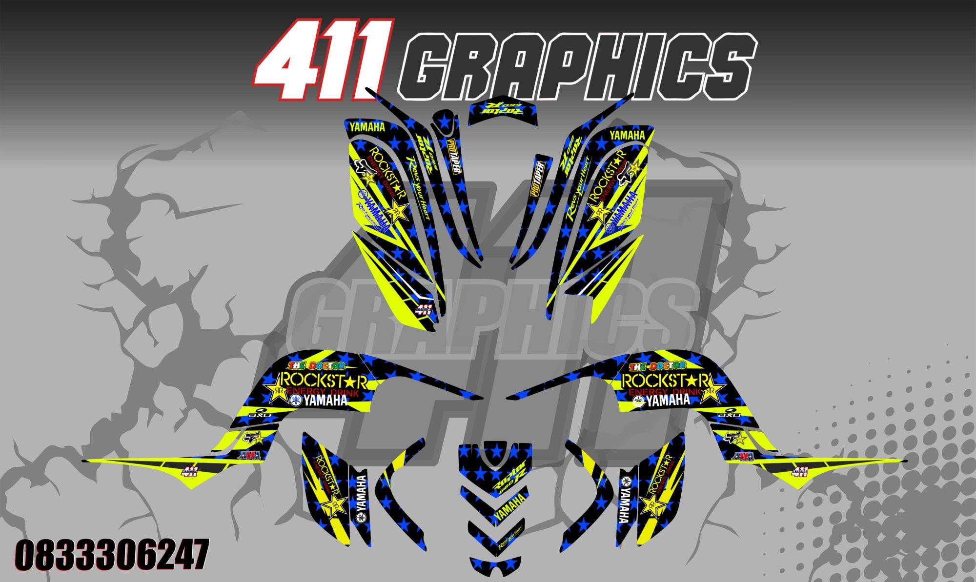 RAPTOR 660 STICKER KIT 20