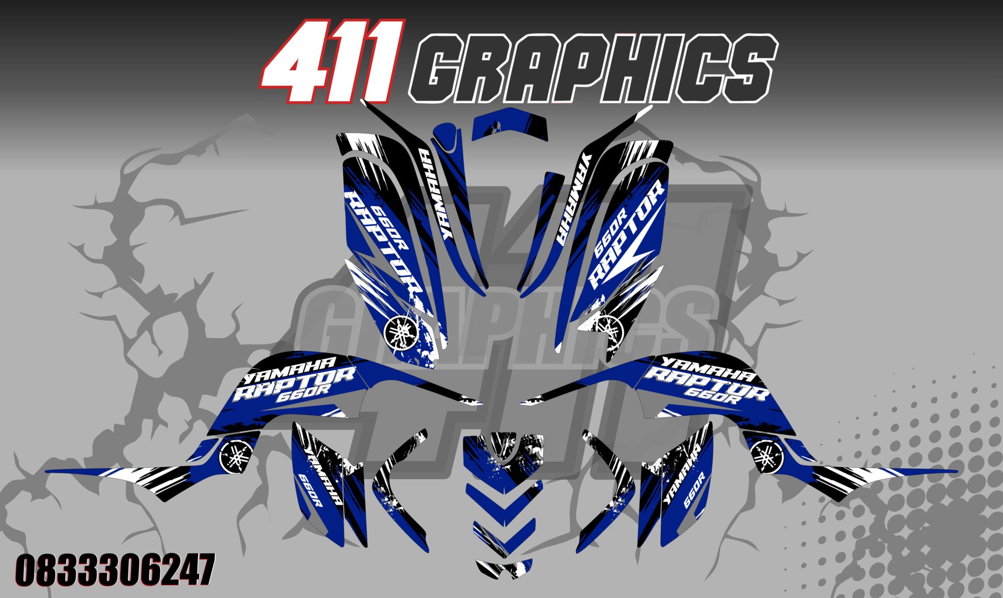 RAPTOR 660 STICKER KIT 26