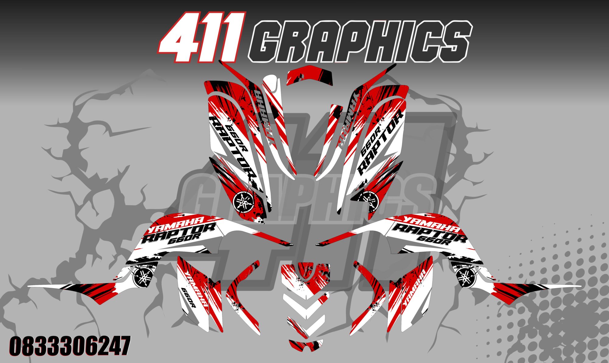 RAPTOR 660 STICKER KIT 27