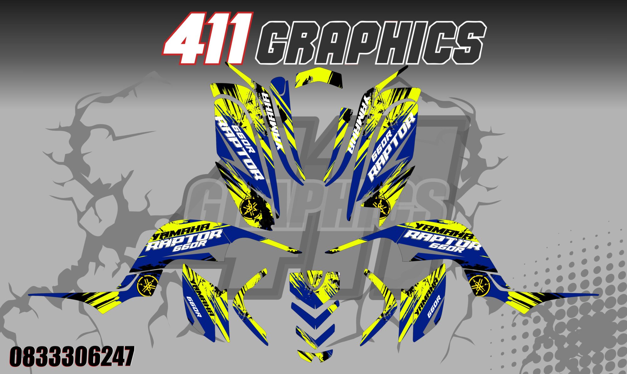 RAPTOR 660 STICKER KIT 29