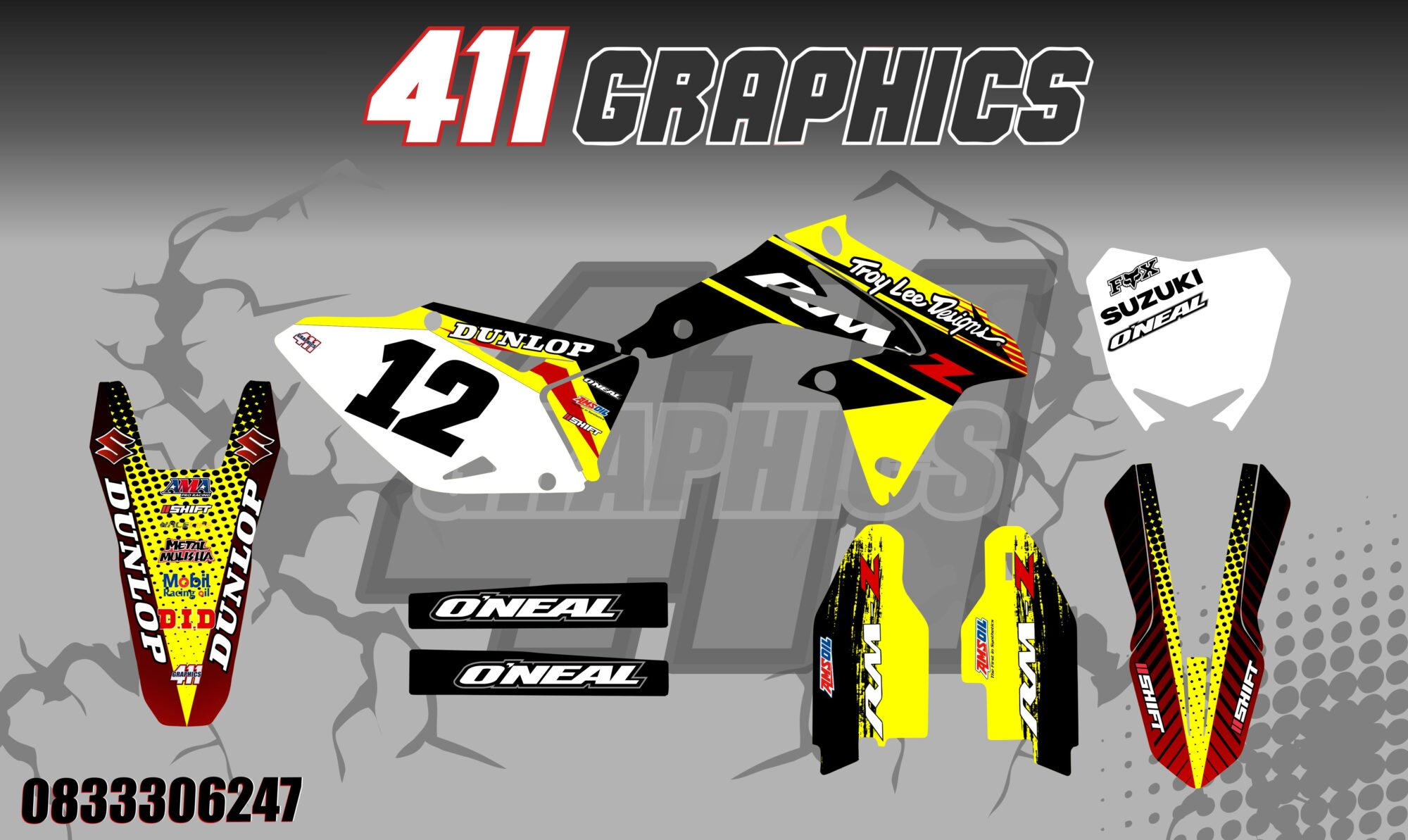 RM-RMZ 3 STICKER KIT