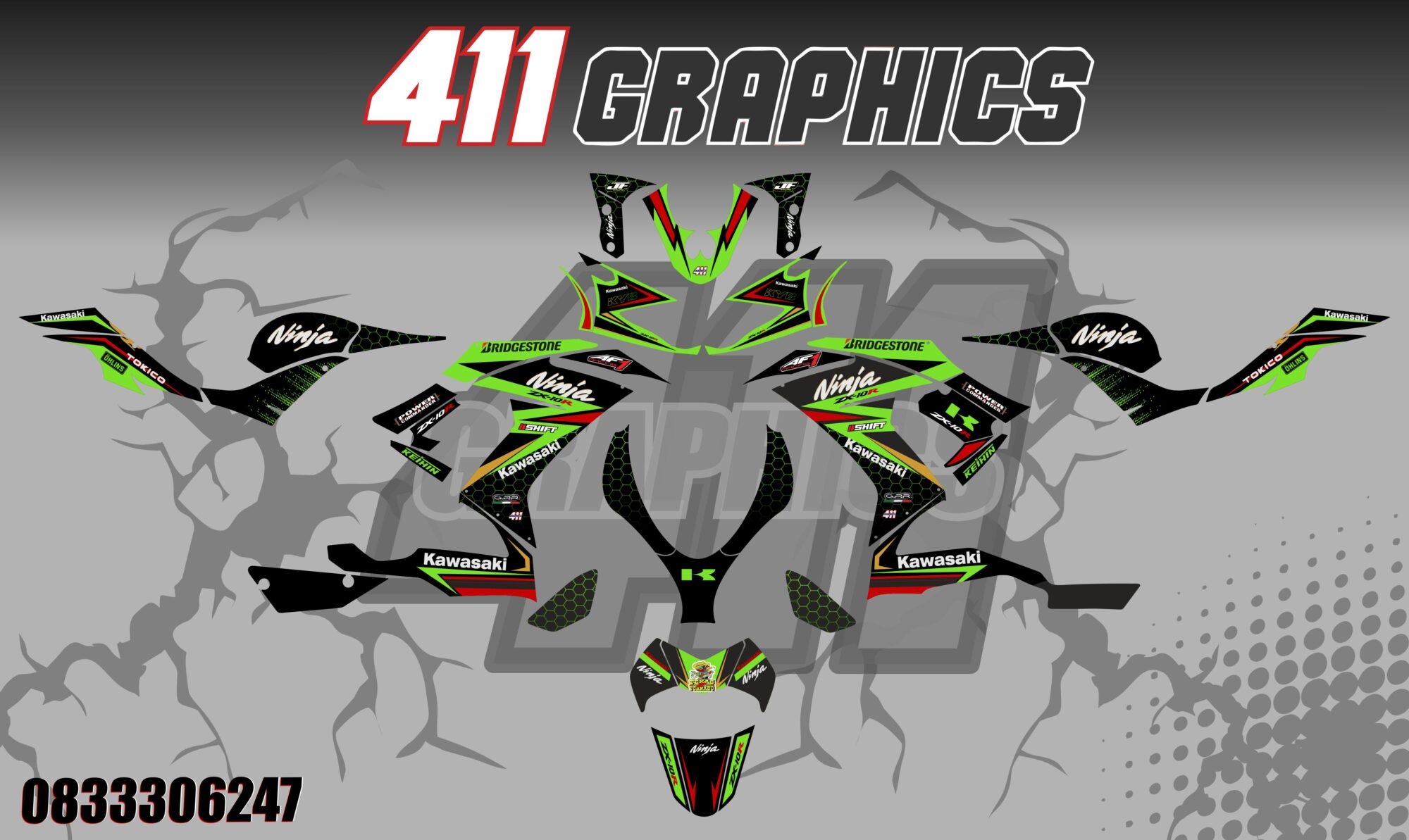 08-10 ZX10 STICKER KIT 1