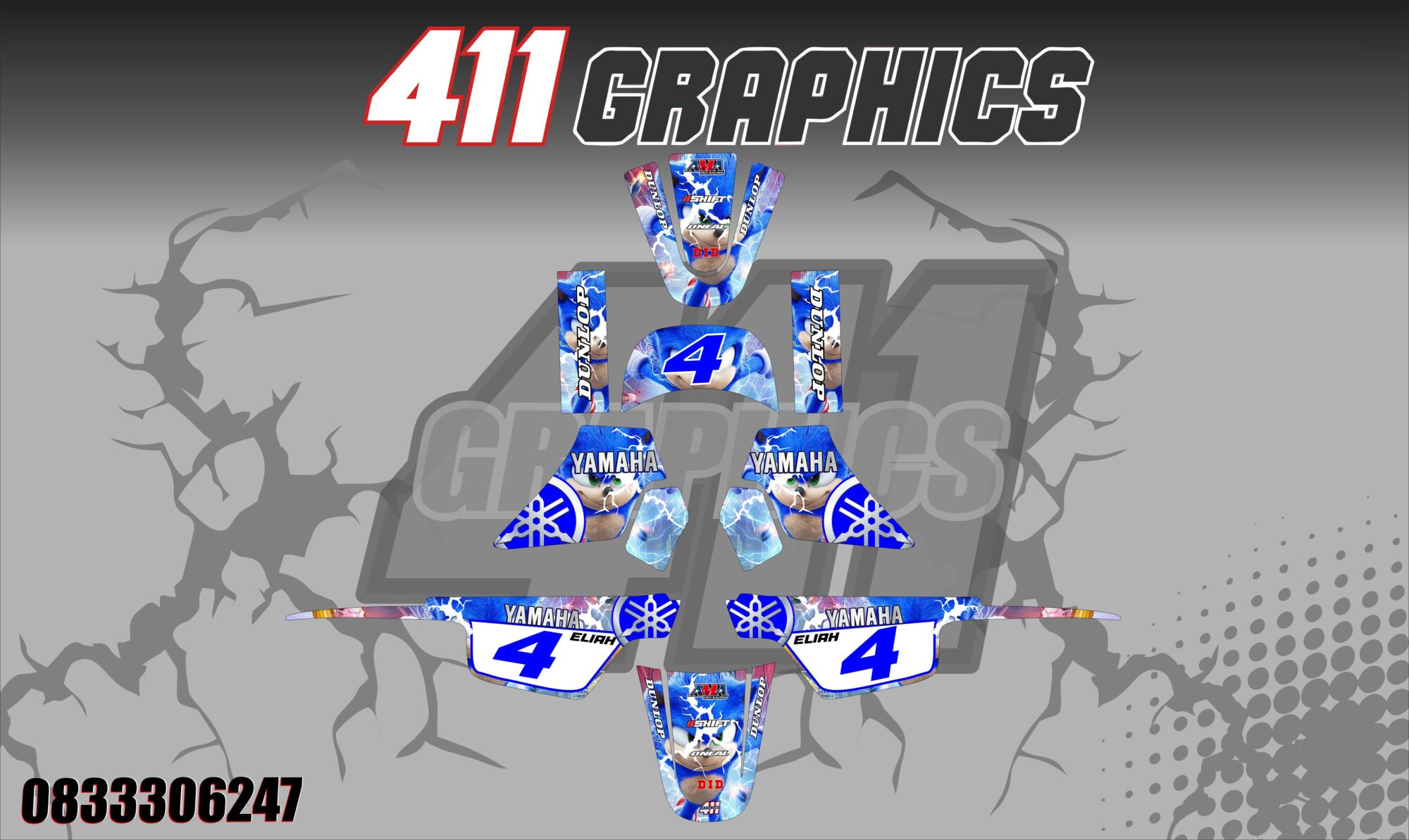 PW50 STICKER KIT 12-411GRAPHICS