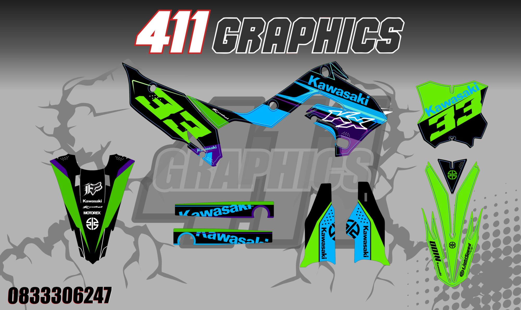 KX-KXF STICKER KIT 35