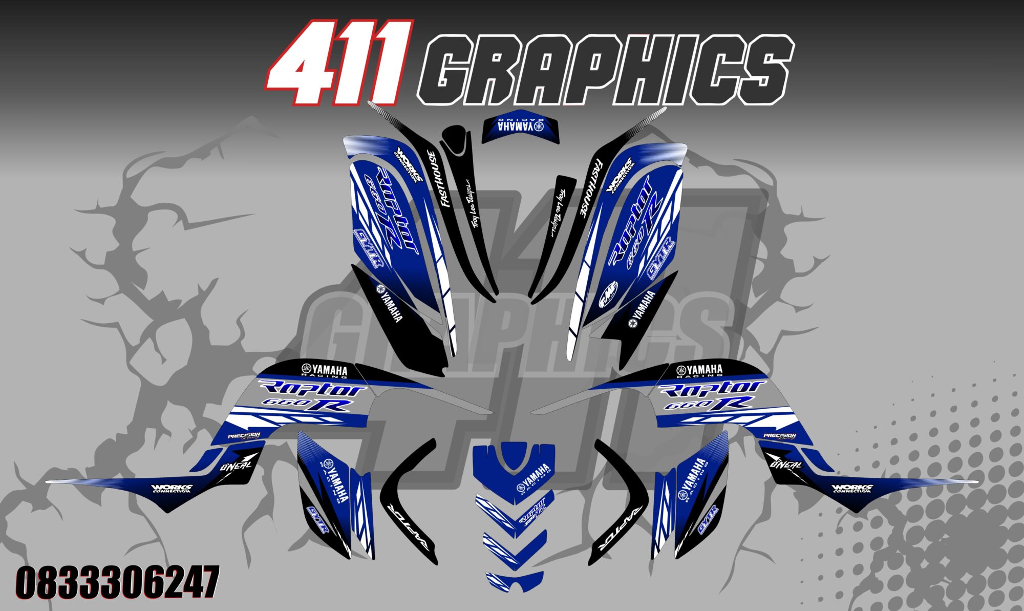 RAPTOR 660 STICKER KIT 39