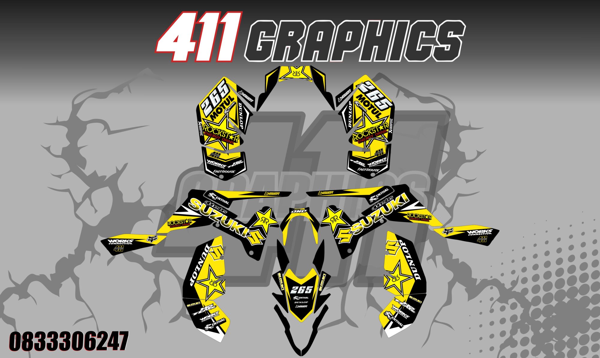 LTR 450 STICKER KIT 35