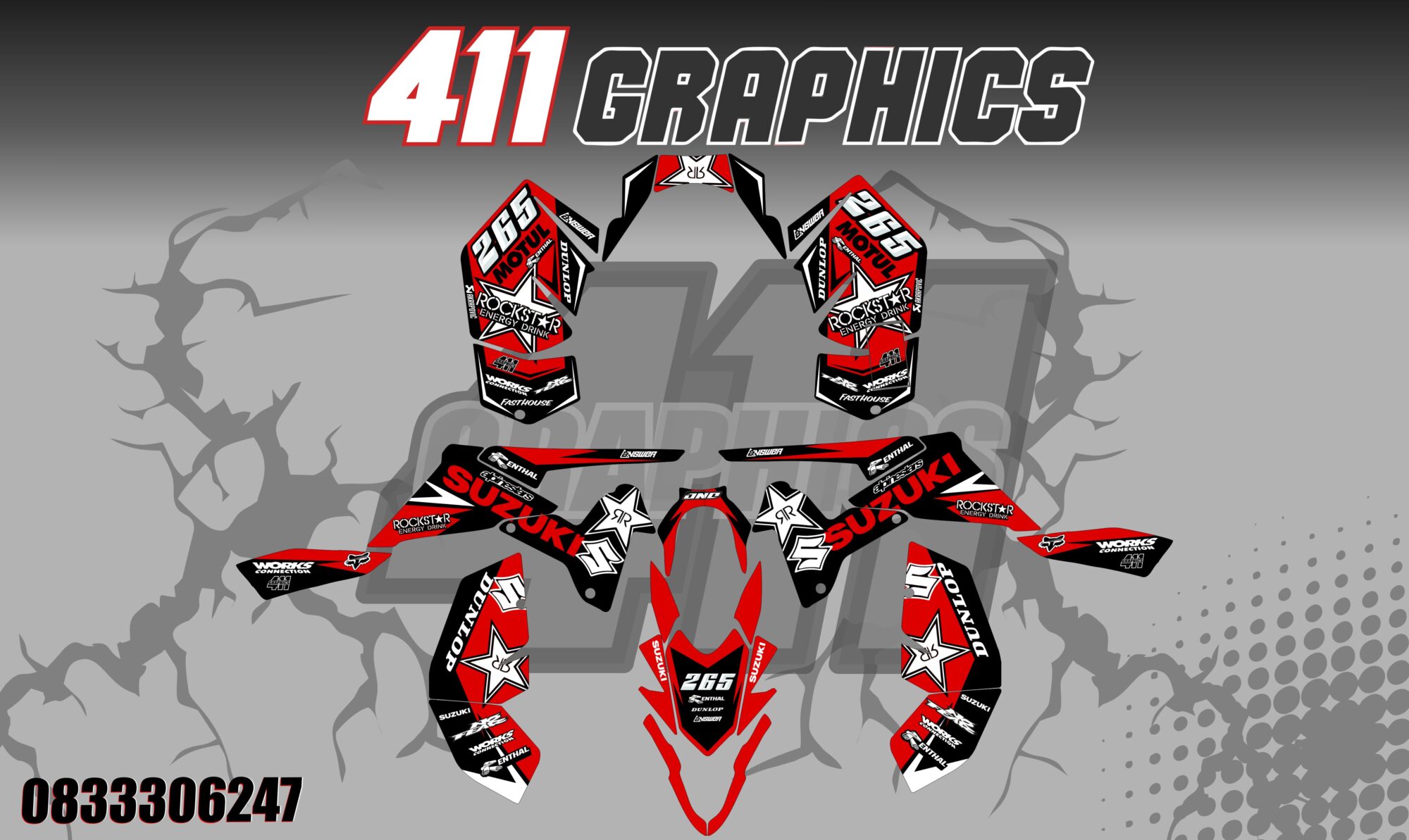 LTR 450 STICKER KIT 37