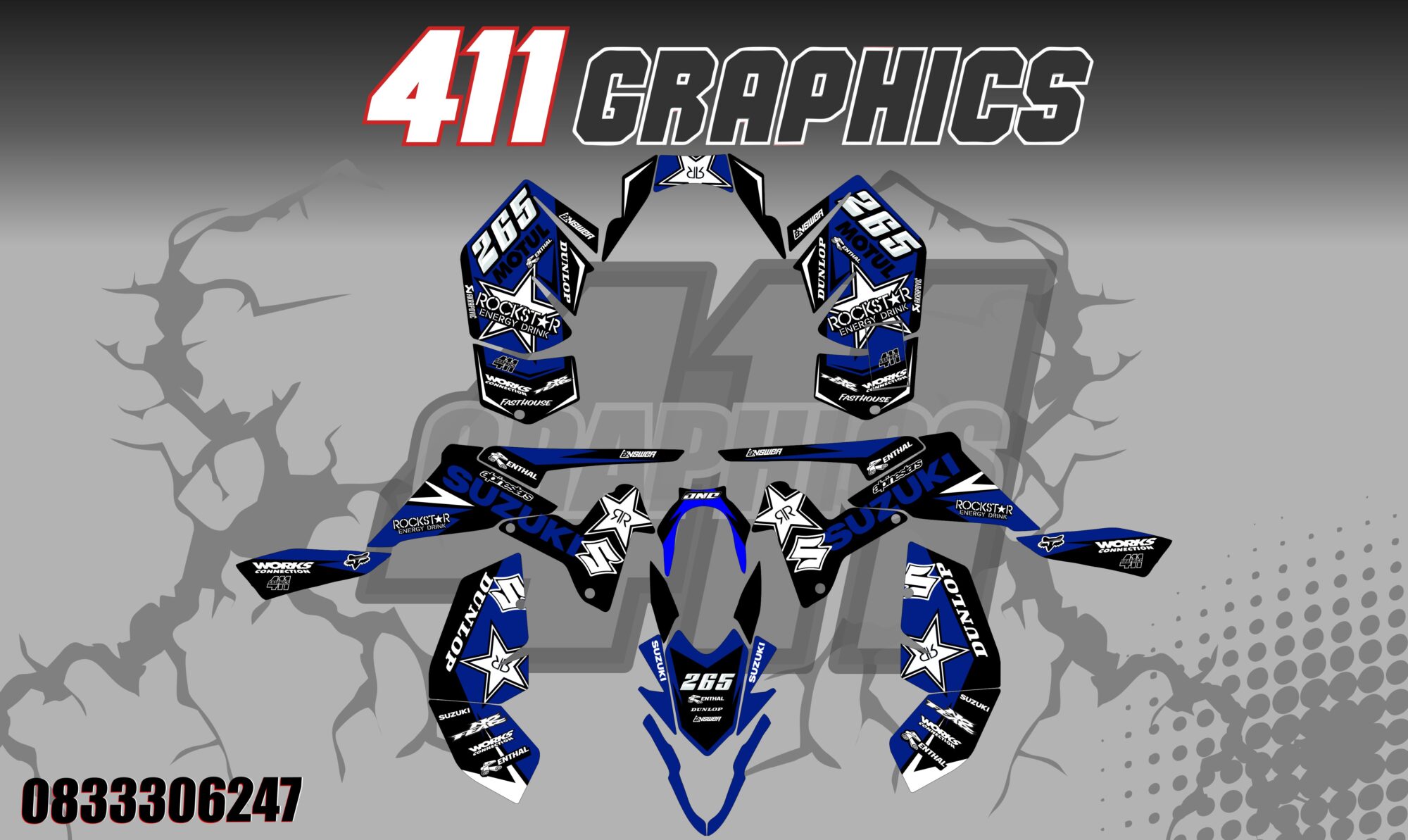 LTR 450 STICKER KIT 38