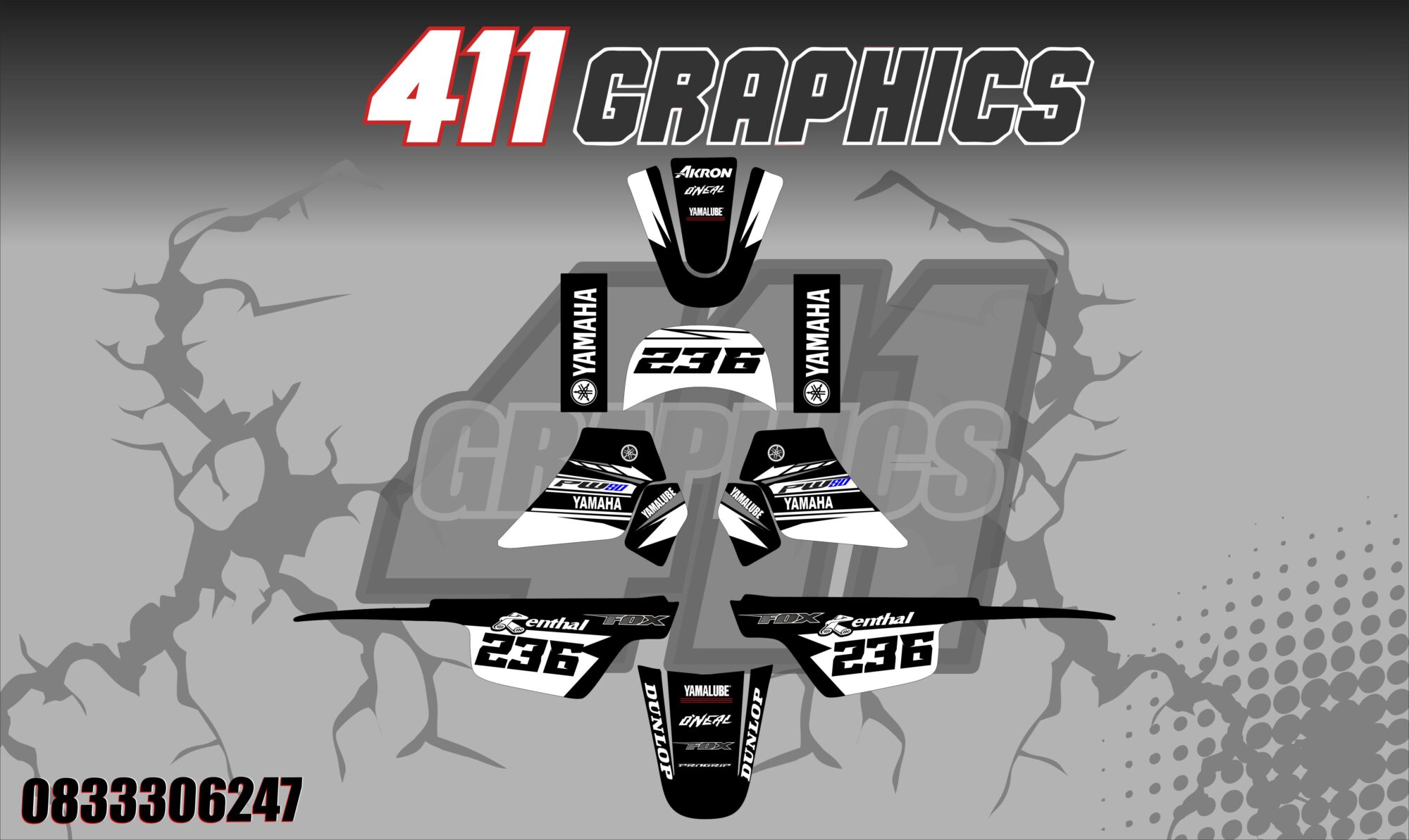 PW50 STICKER KIT 15-411GRAPHICS