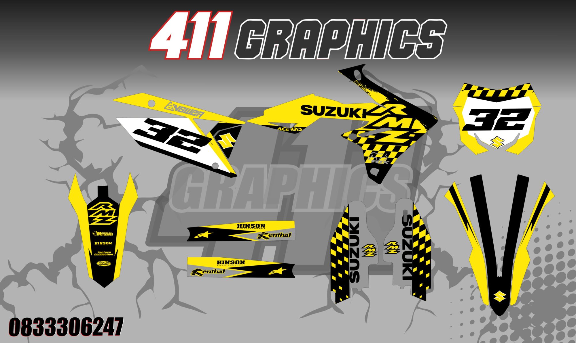 RM-RMZ 30 STICKER KIT