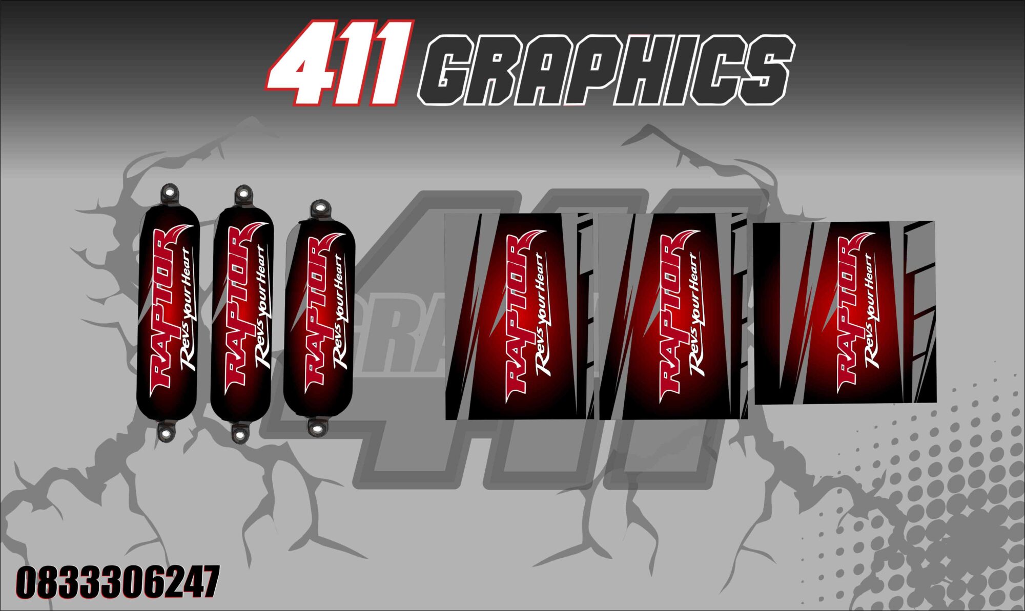 RAPTOR 660 SHOCK COVERS 4