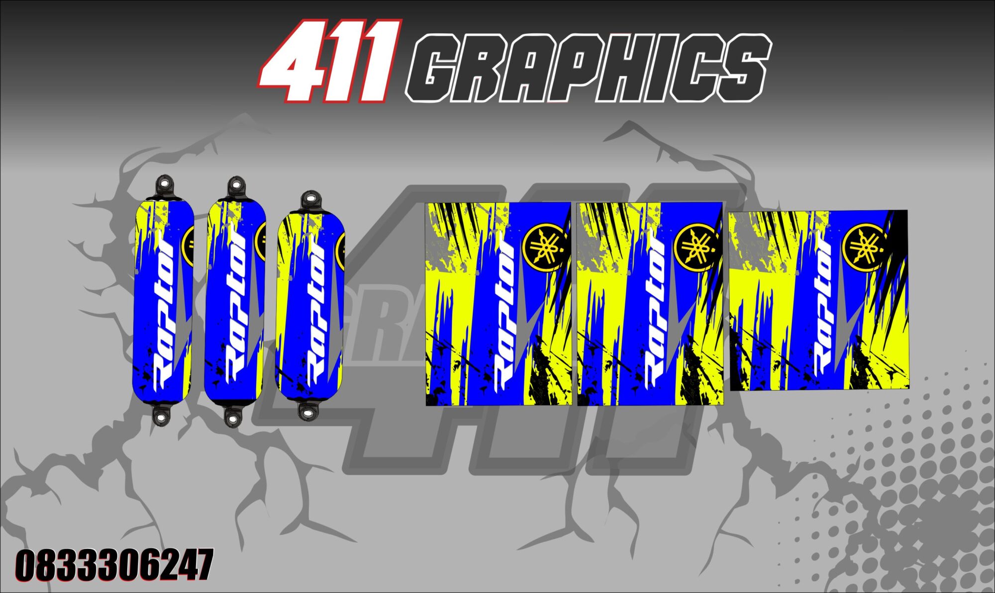 RAPTOR 660 SHOCK COVERS 9
