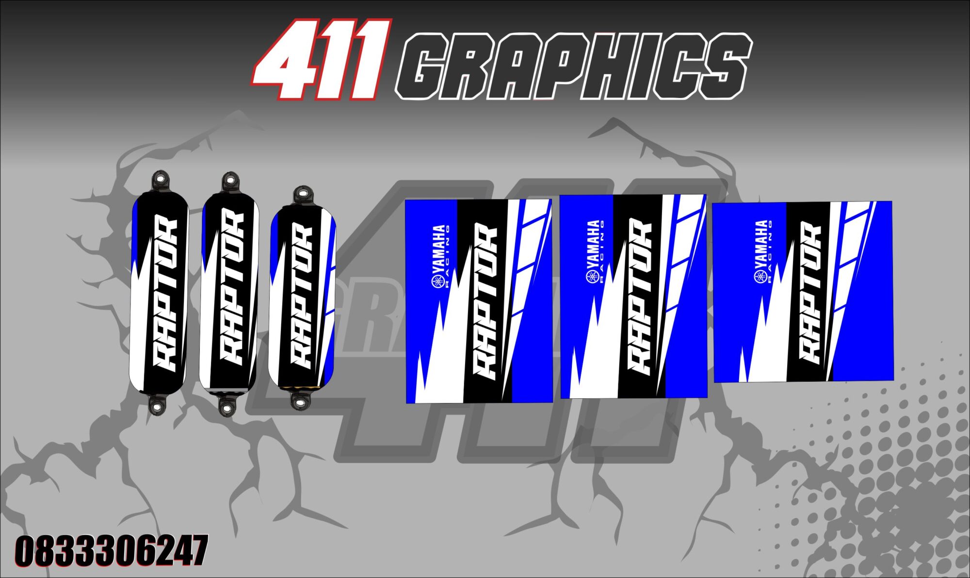 RAPTOR 700 SHOCK COVERS 16