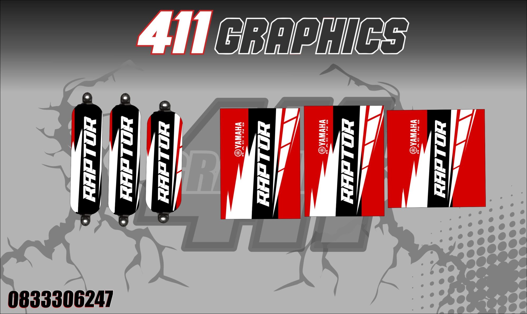 RAPTOR 700 SHOCK COVERS 17