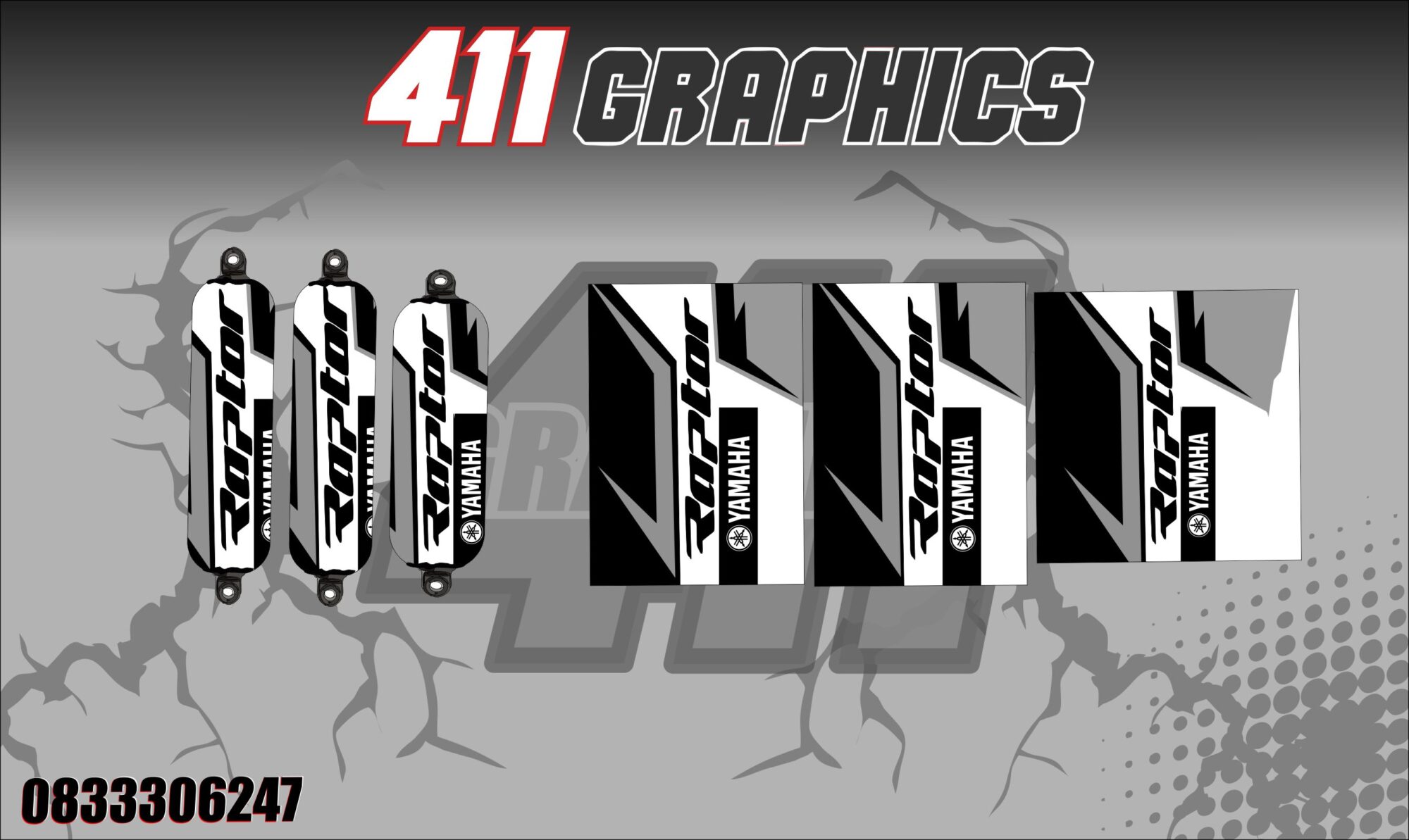 RAPTOR 700 SHOCK COVERS 19